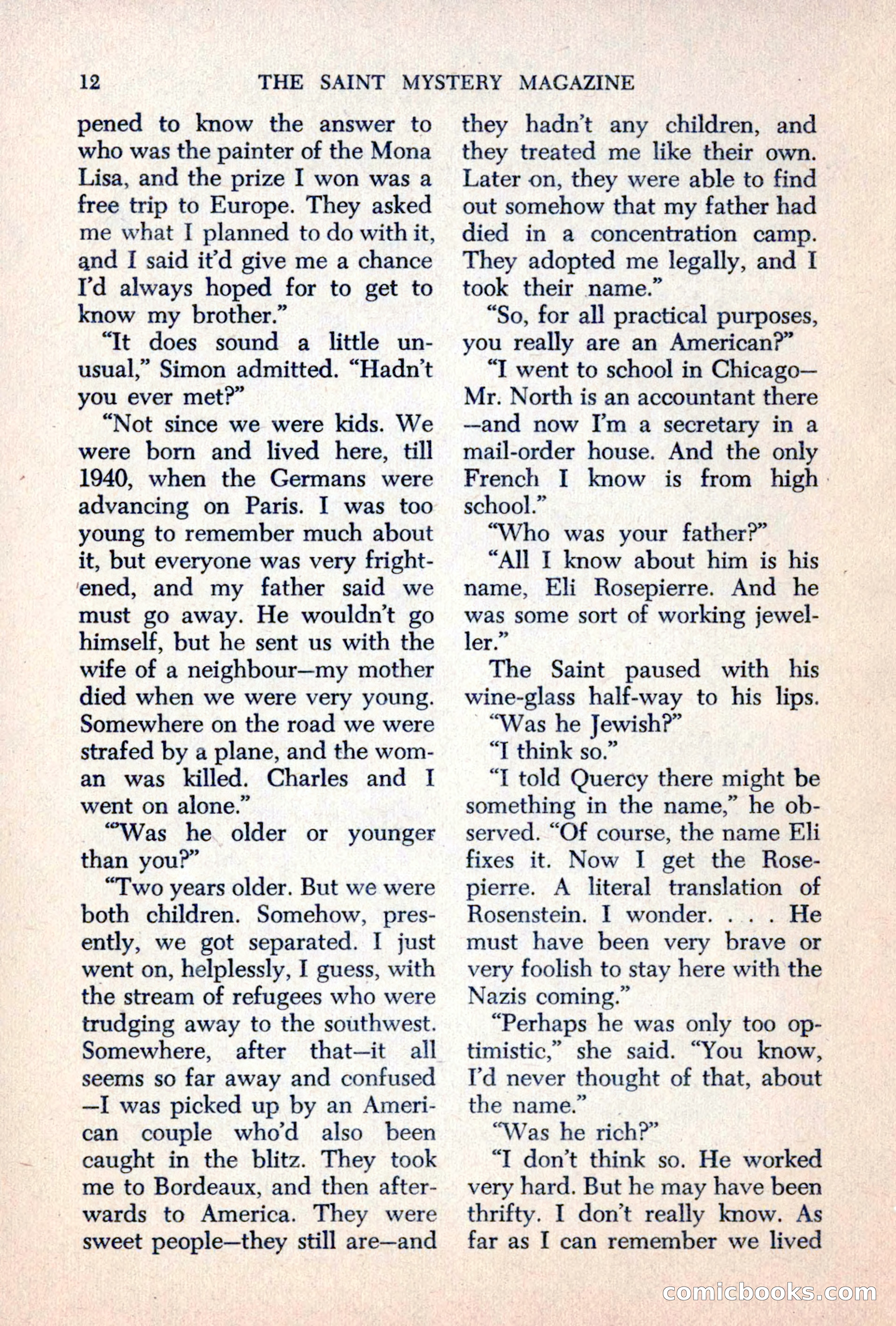 The Saint Mystery Magazine, June 1963 — page 14 of 132