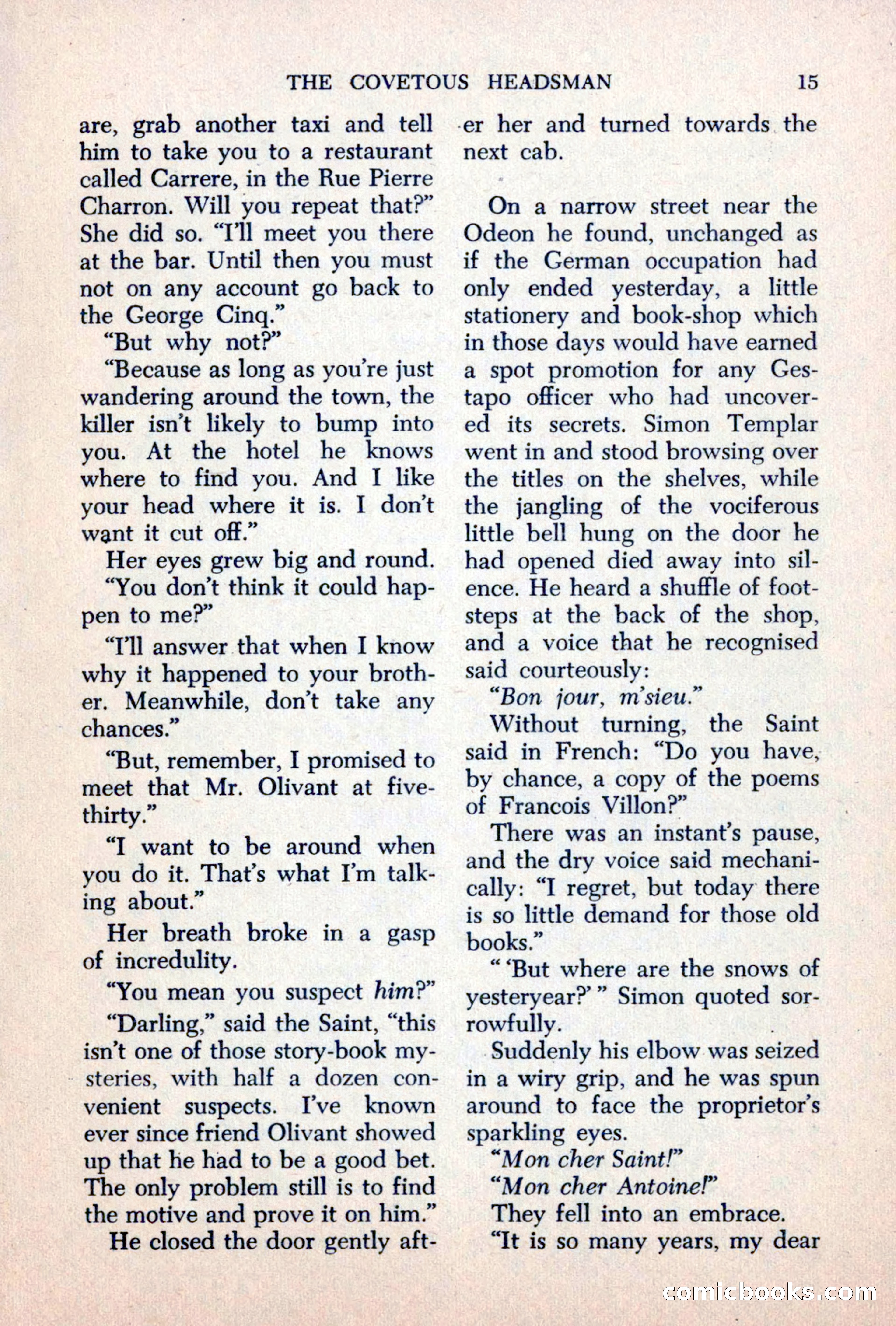 The Saint Mystery Magazine, June 1963 — page 17 of 132