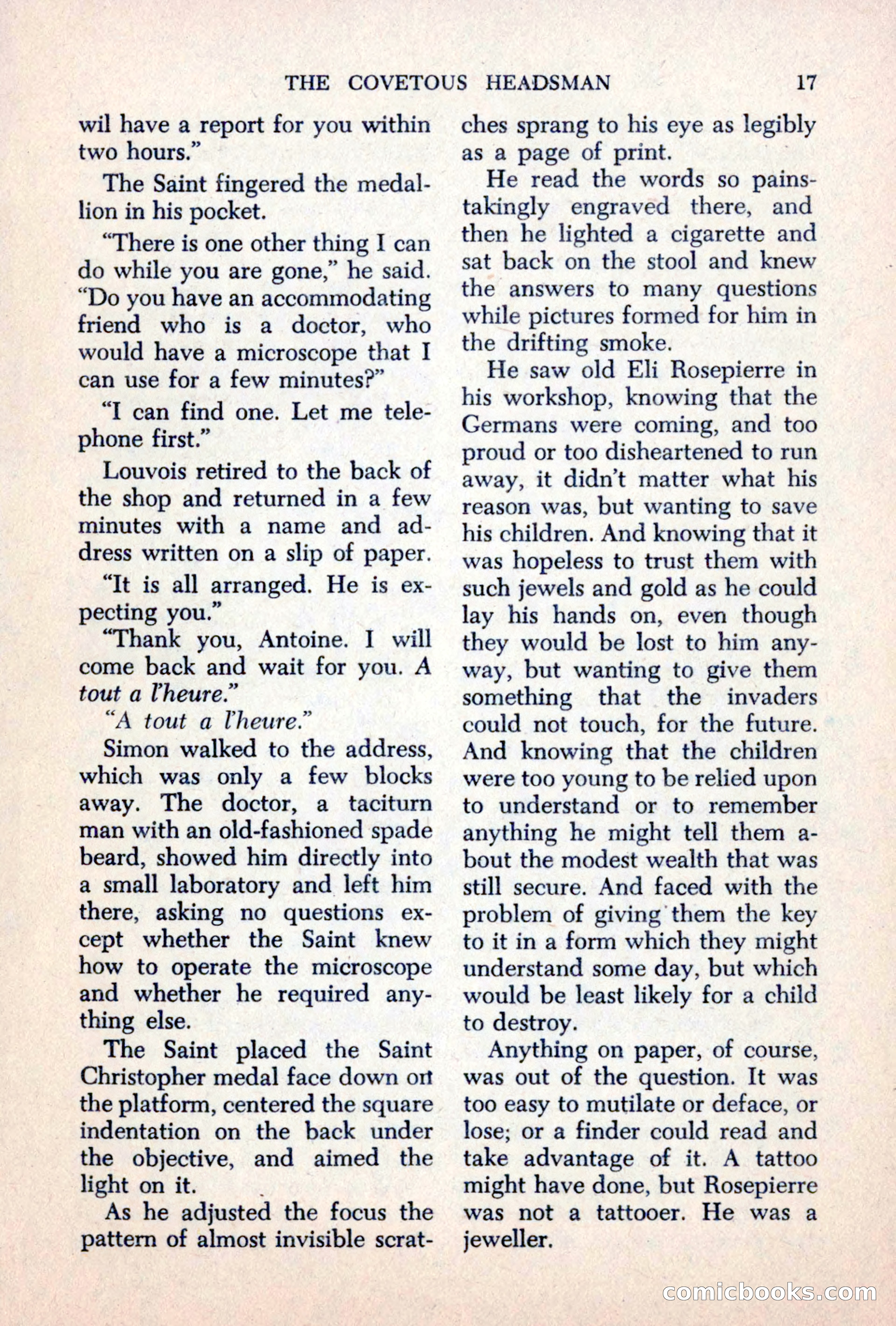 The Saint Mystery Magazine, June 1963 — page 19 of 132