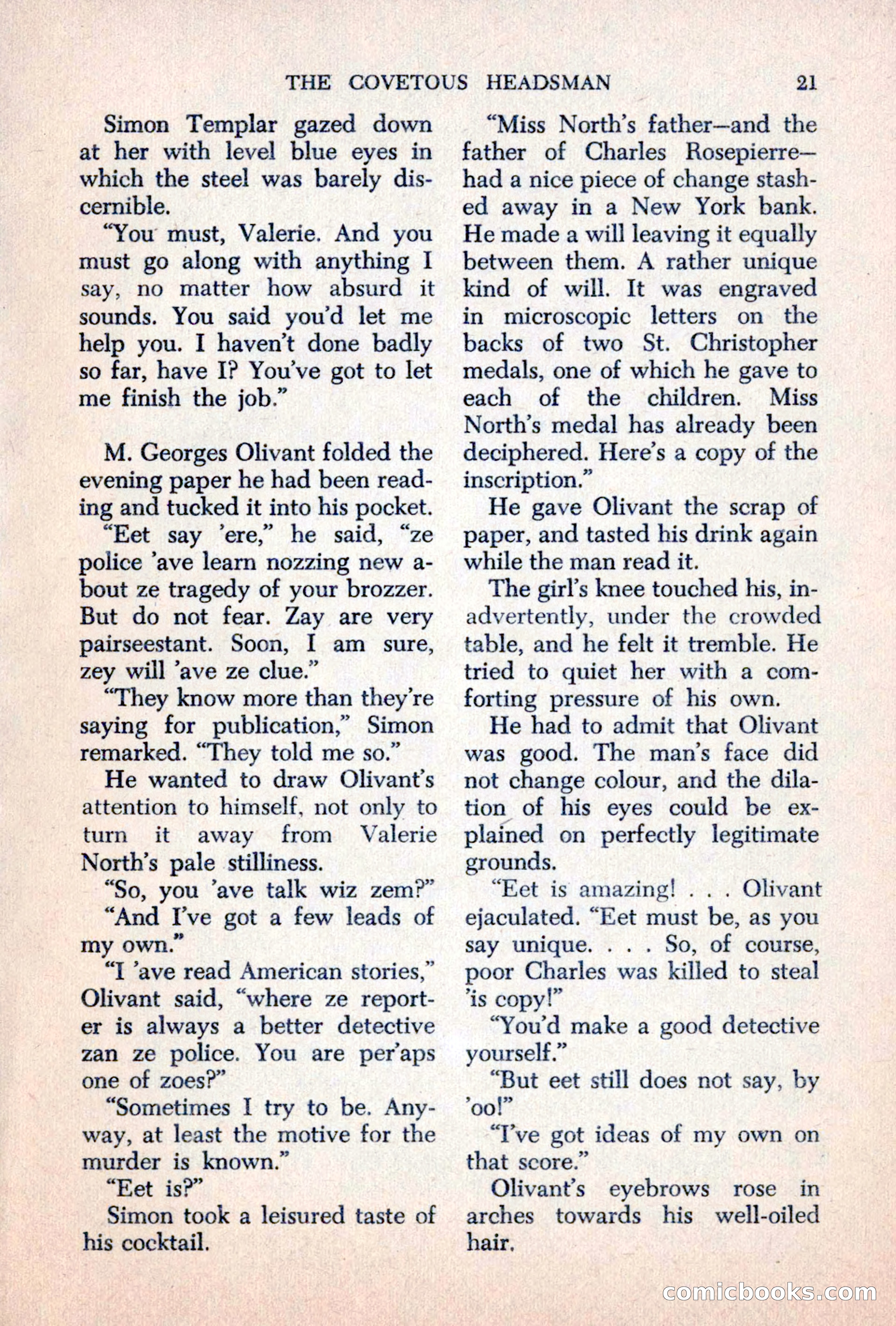 The Saint Mystery Magazine, June 1963 — page 23 of 132