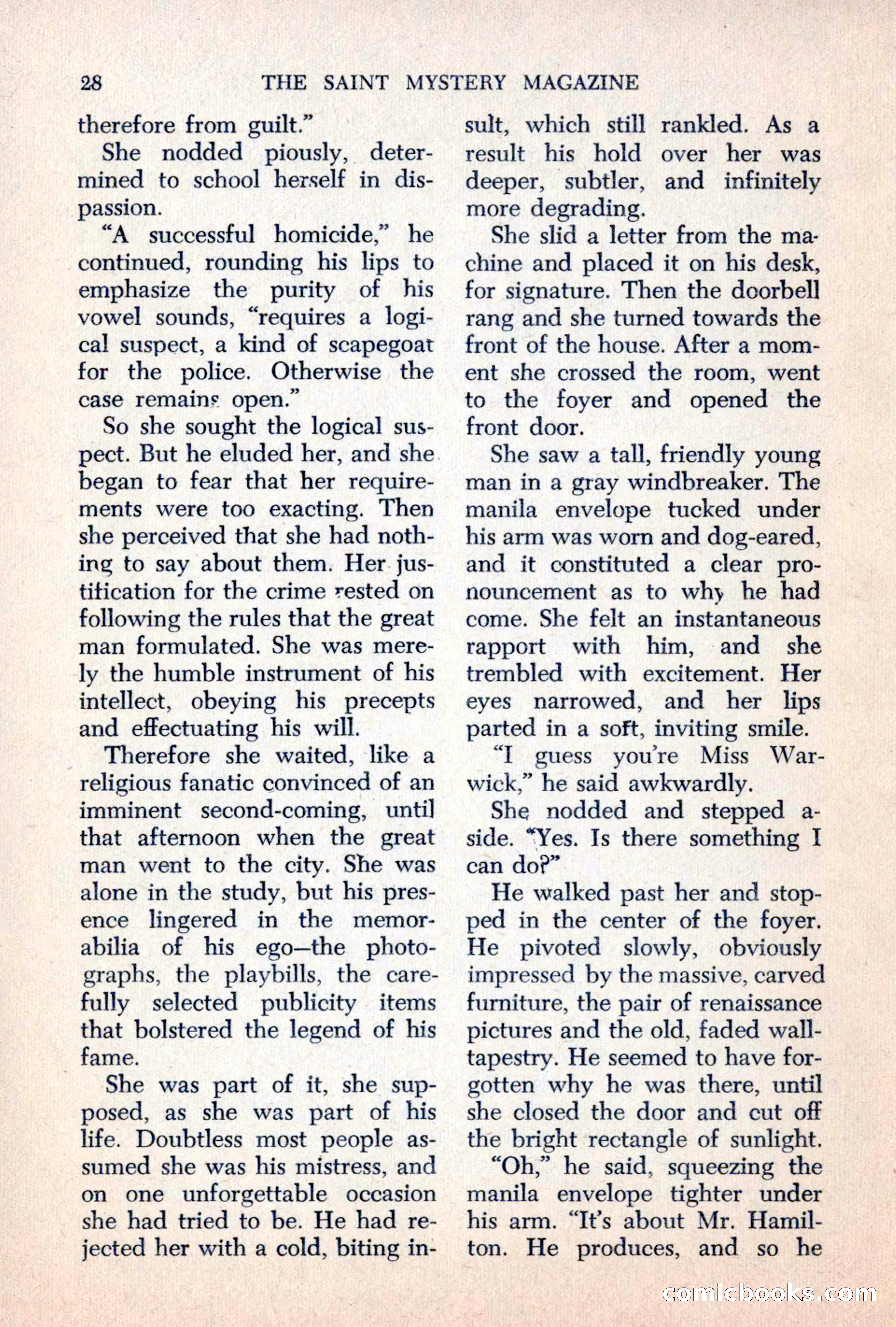 The Saint Mystery Magazine, June 1963 — page 30 of 132