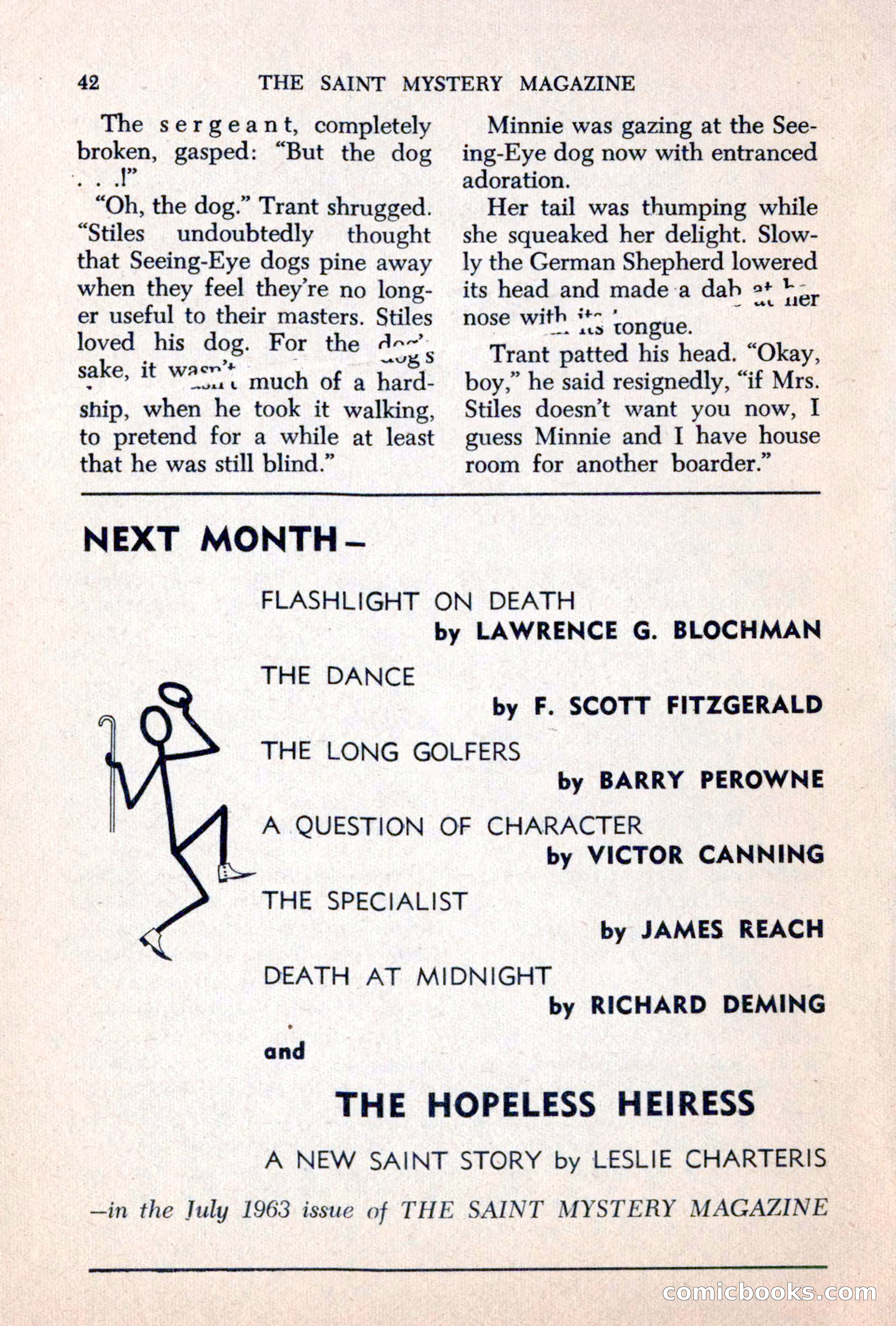 The Saint Mystery Magazine, June 1963 — page 44 of 132