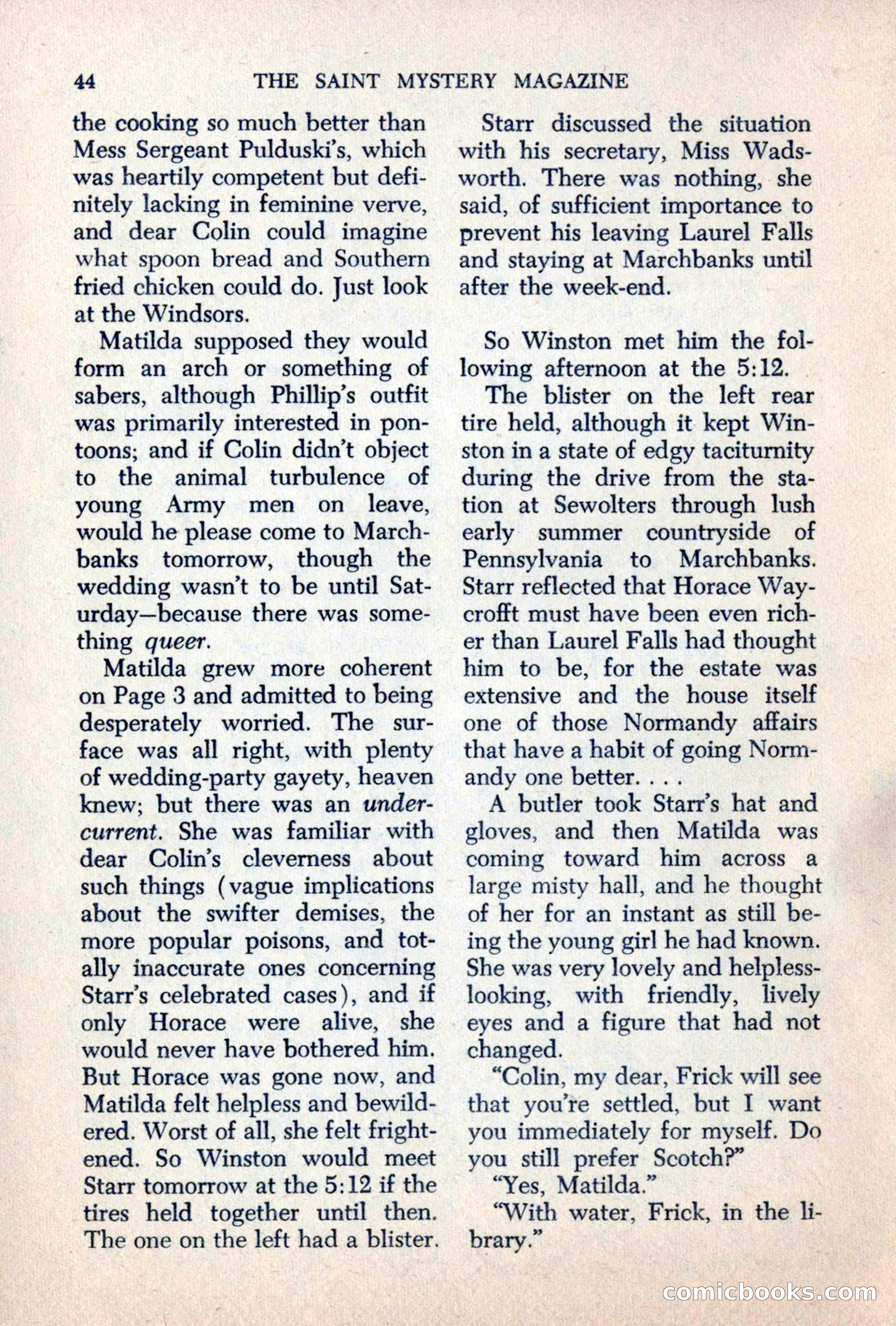 The Saint Mystery Magazine, June 1963 — page 46 of 132