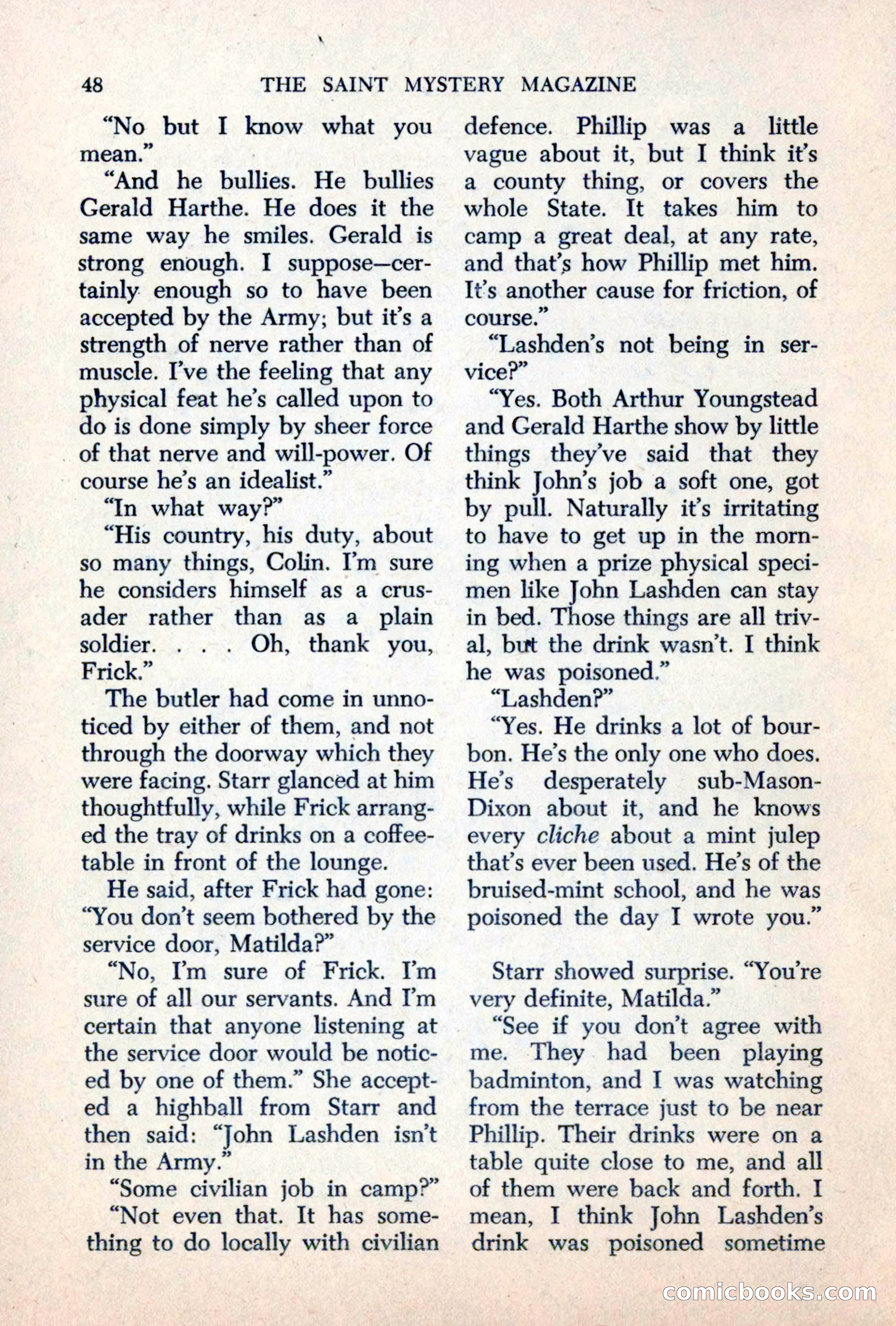 The Saint Mystery Magazine, June 1963 — page 50 of 132