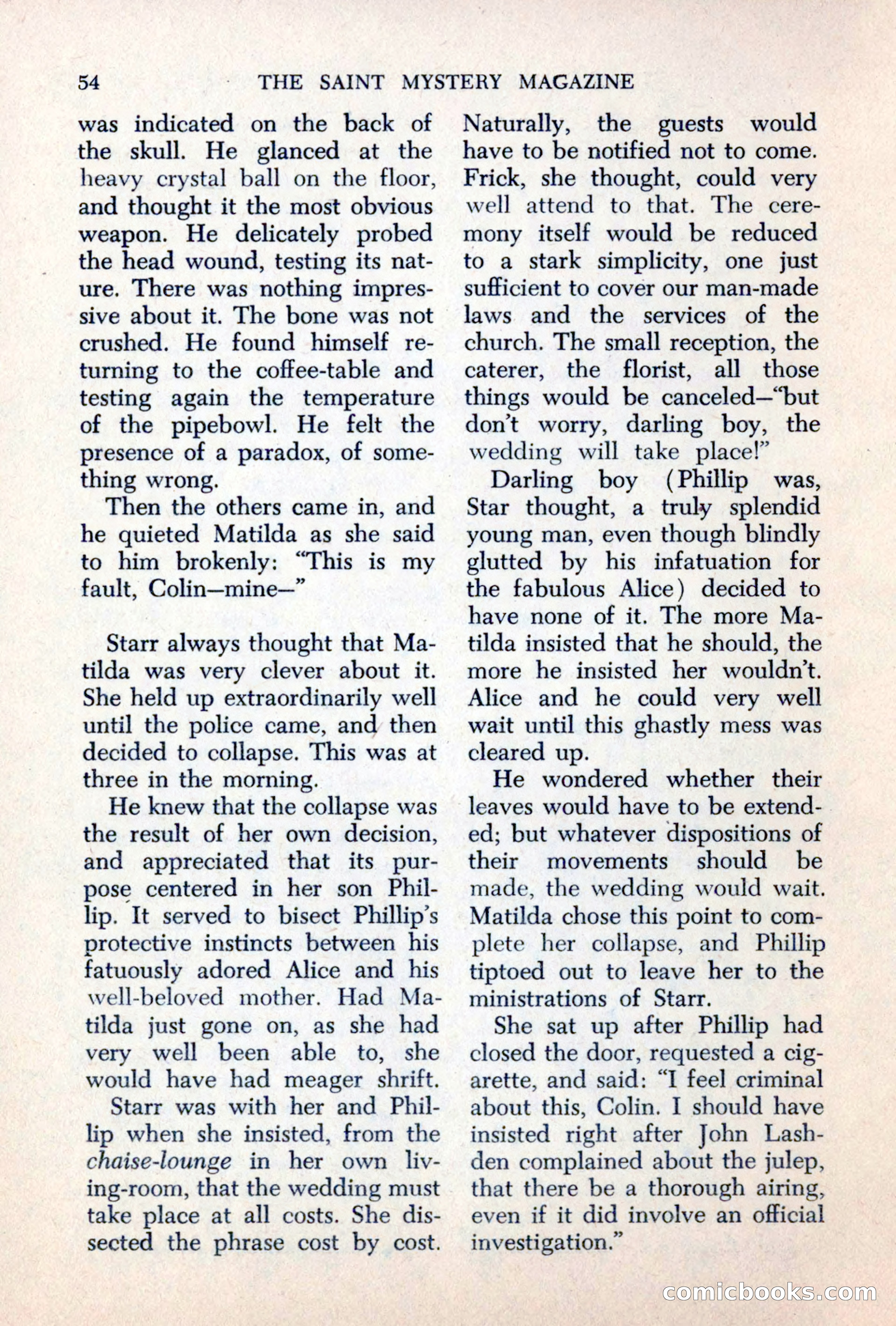 The Saint Mystery Magazine, June 1963 — page 56 of 132