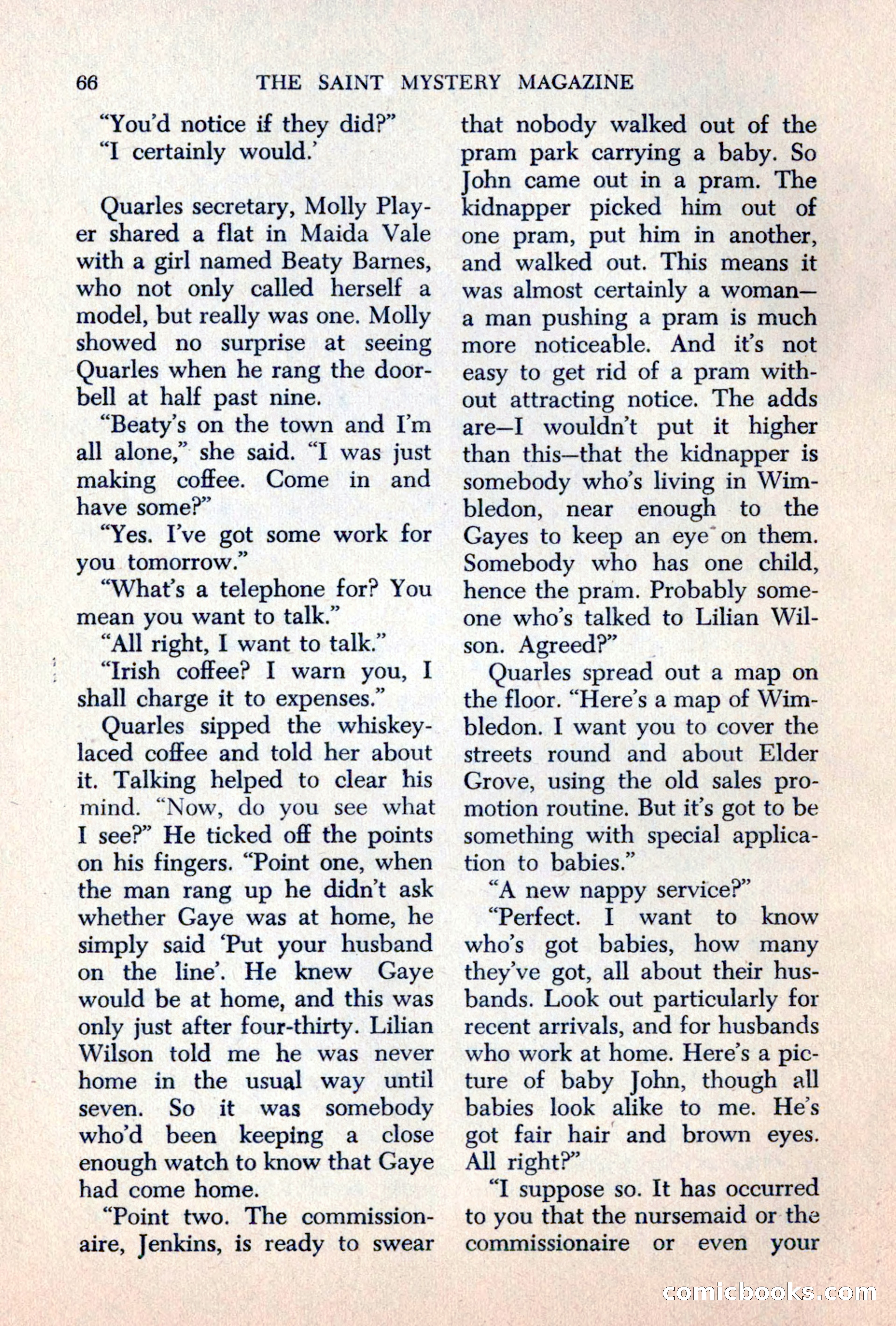 The Saint Mystery Magazine, June 1963 — page 68 of 132