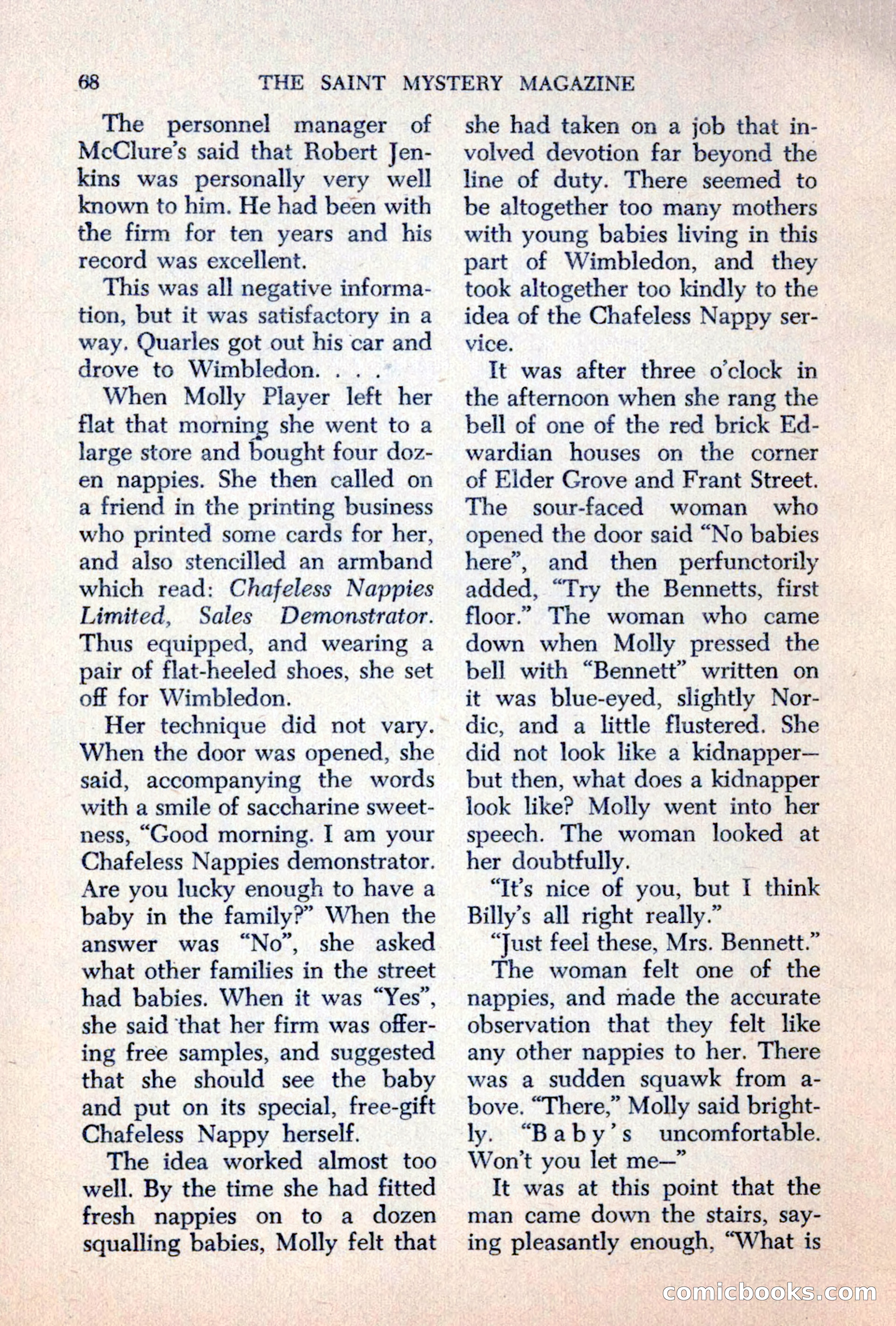 The Saint Mystery Magazine, June 1963 — page 70 of 132