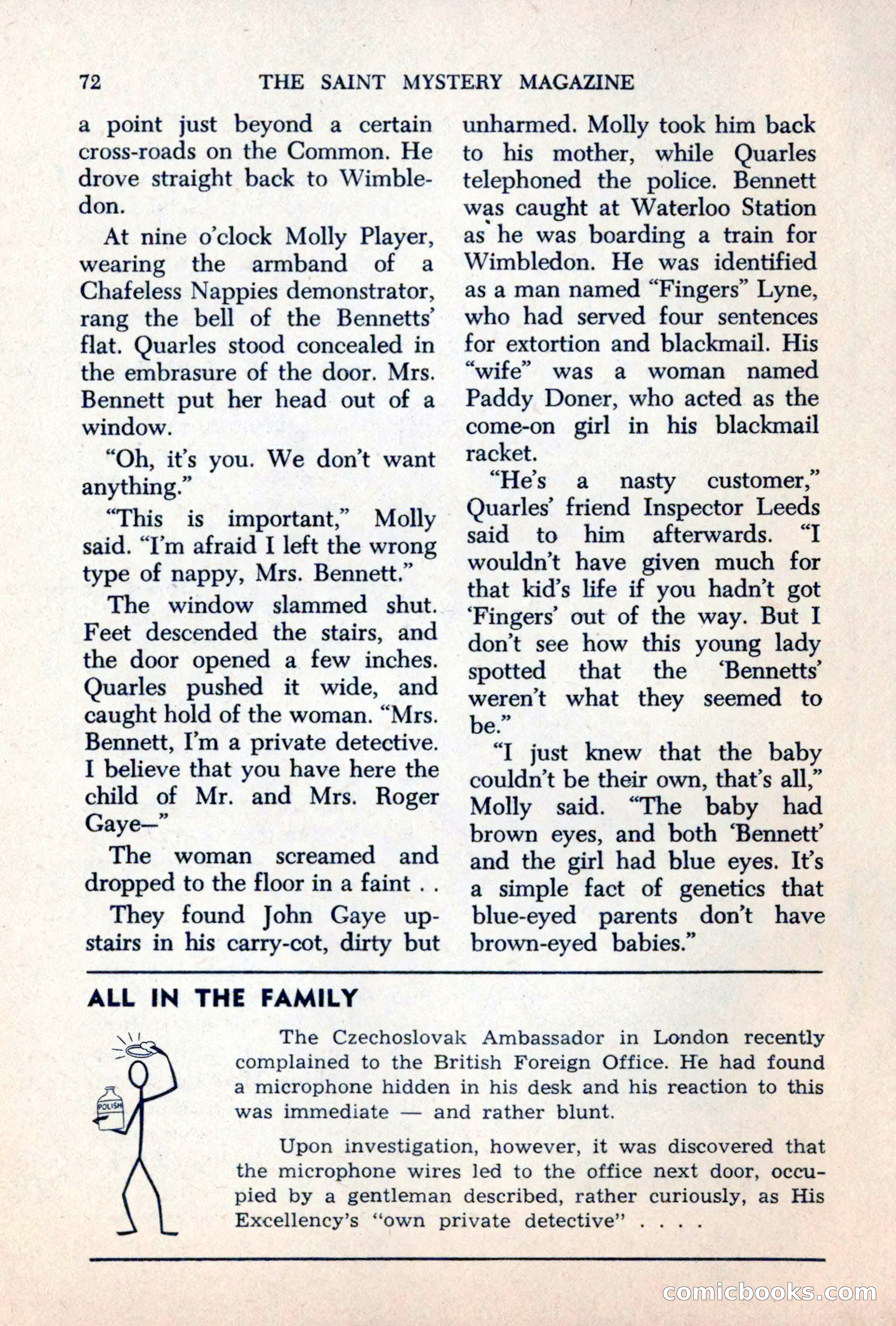 The Saint Mystery Magazine, June 1963 — page 74 of 132