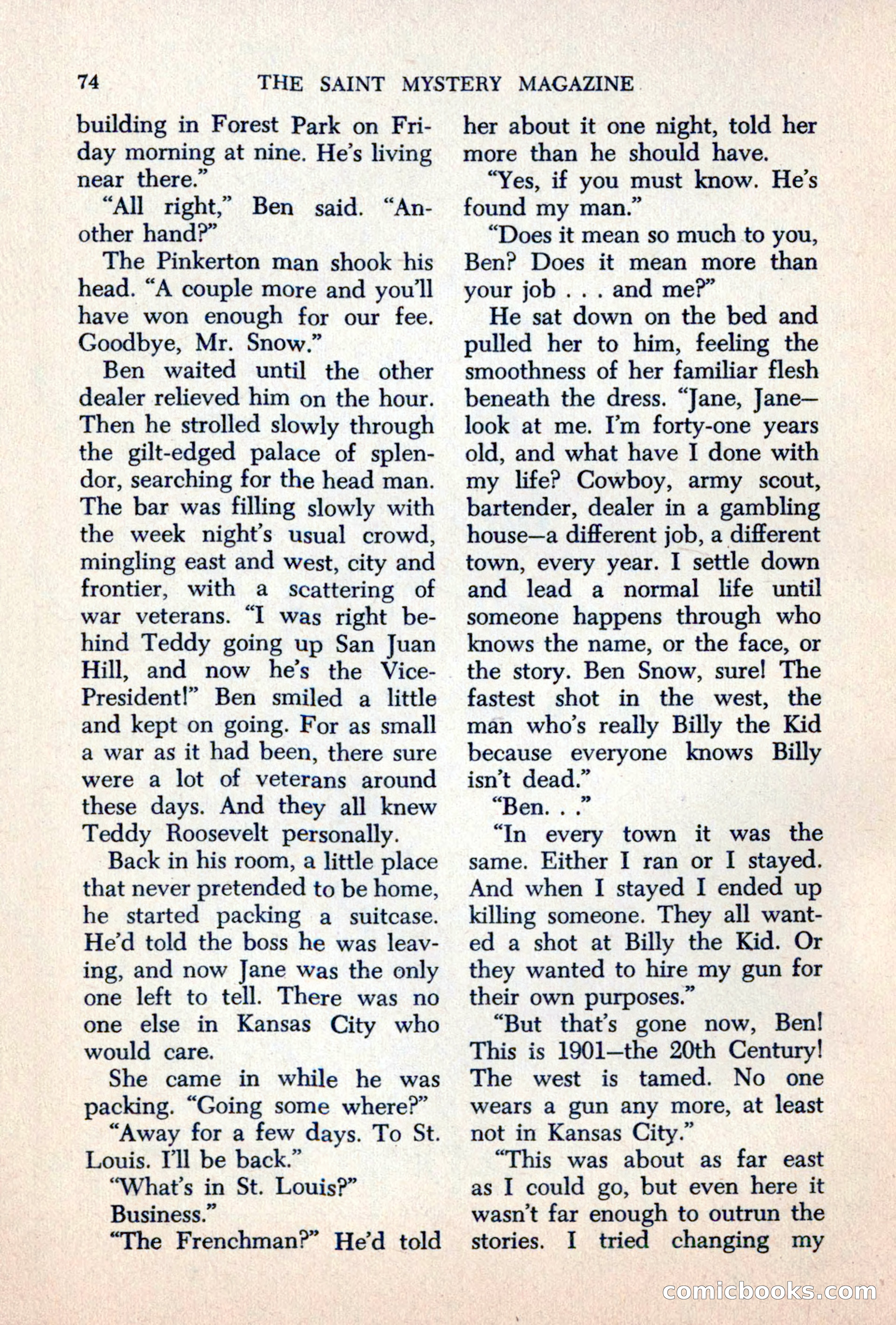 The Saint Mystery Magazine, June 1963 — page 76 of 132