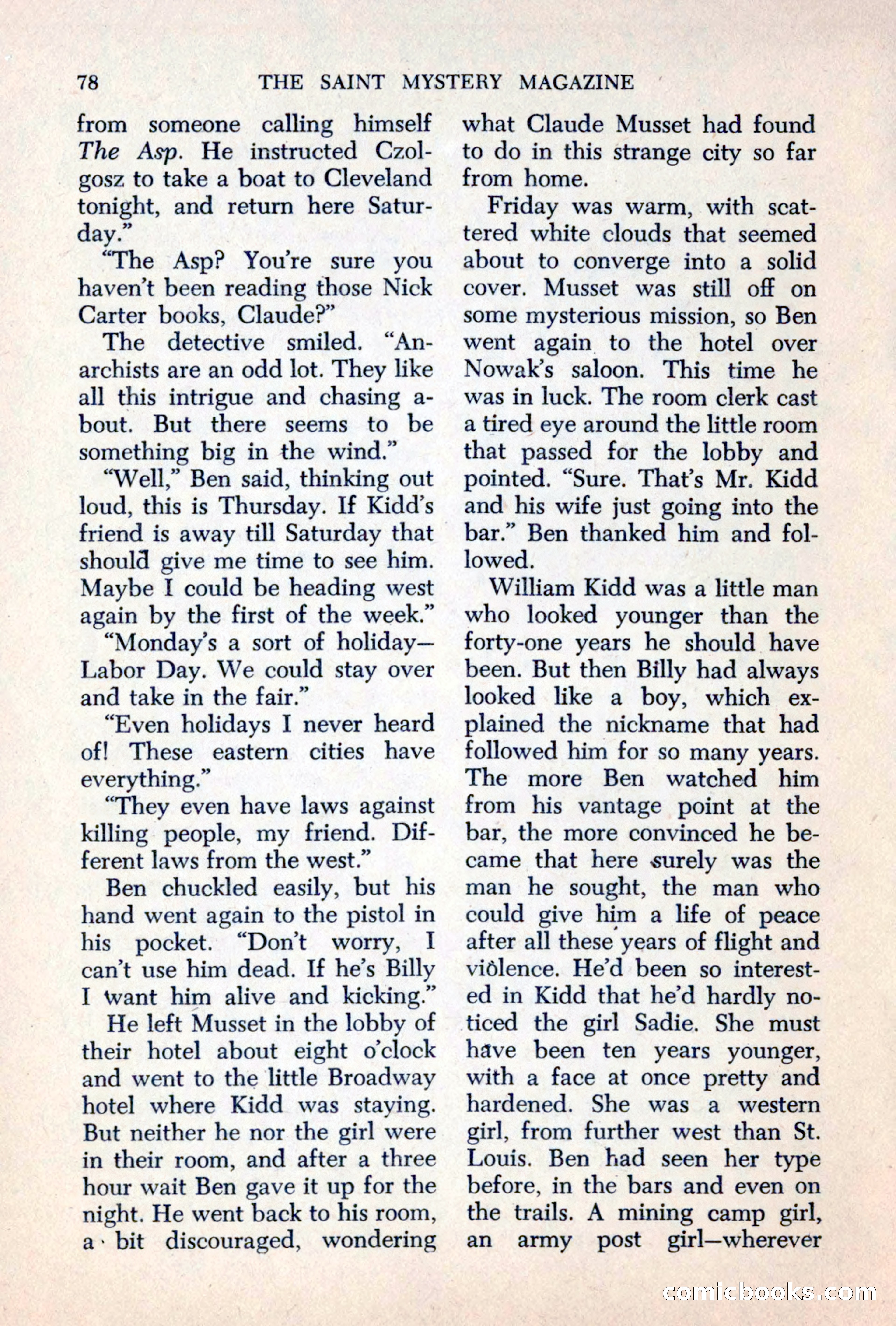 The Saint Mystery Magazine, June 1963 — page 80 of 132
