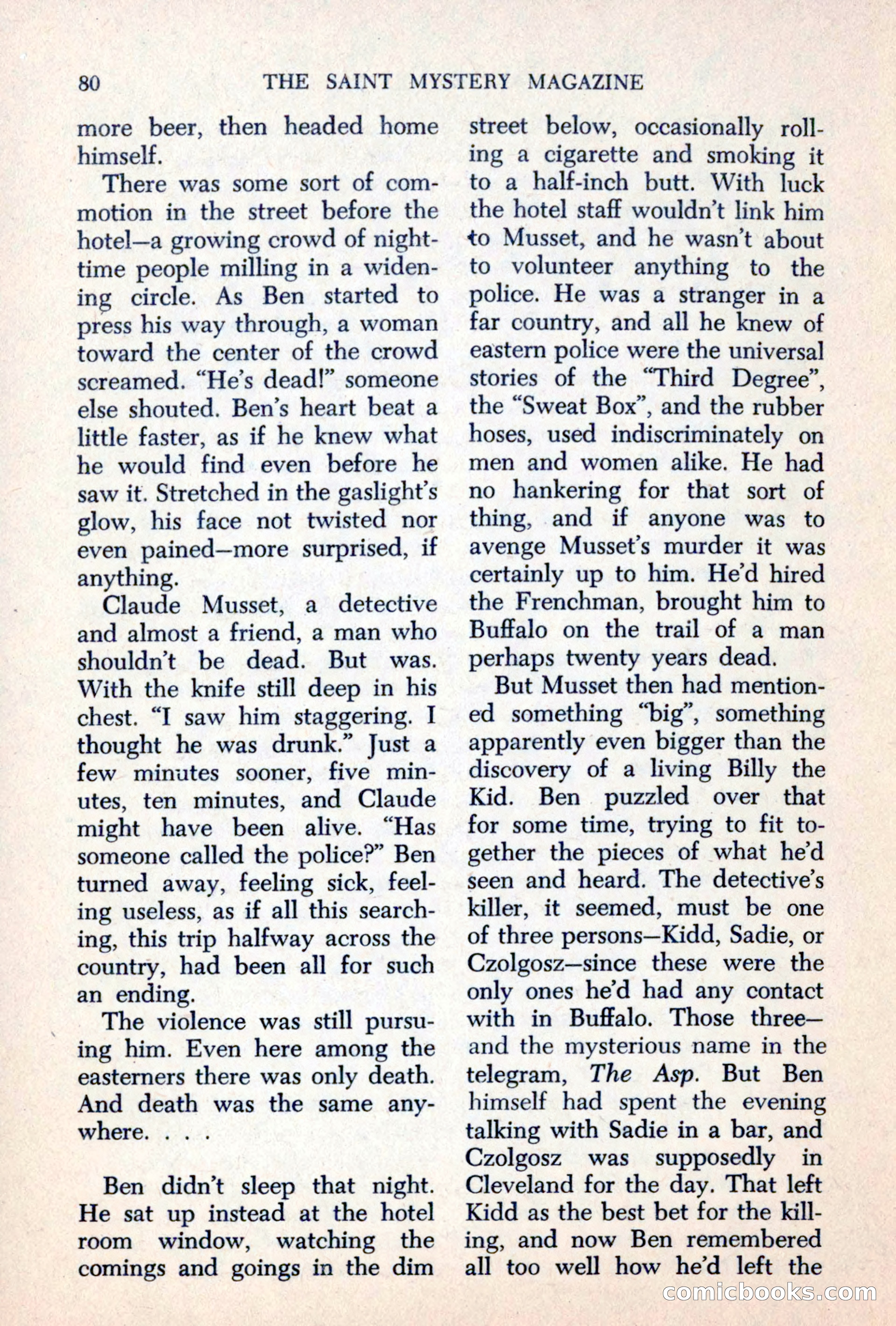 The Saint Mystery Magazine, June 1963 — page 82 of 132