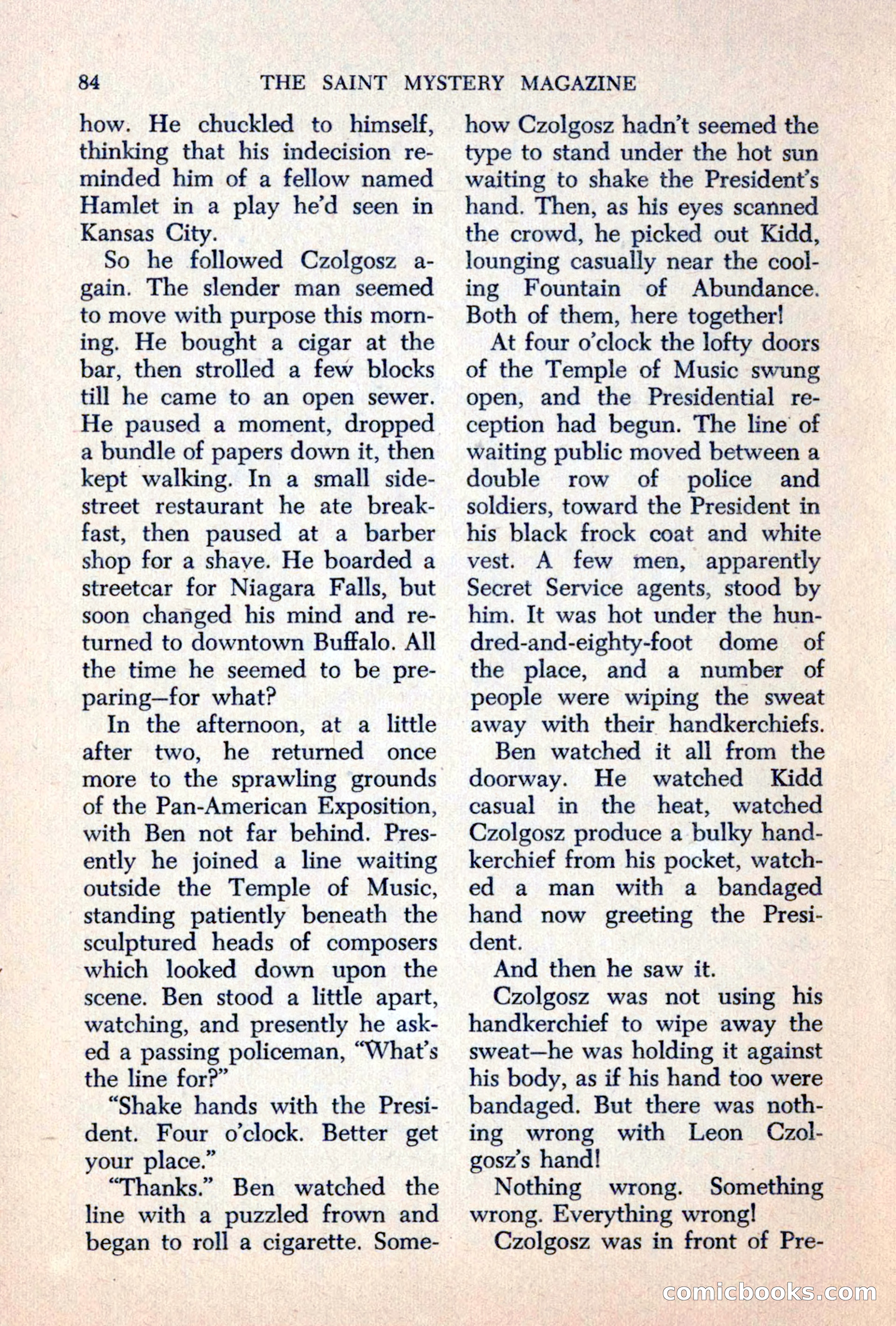 The Saint Mystery Magazine, June 1963 — page 86 of 132