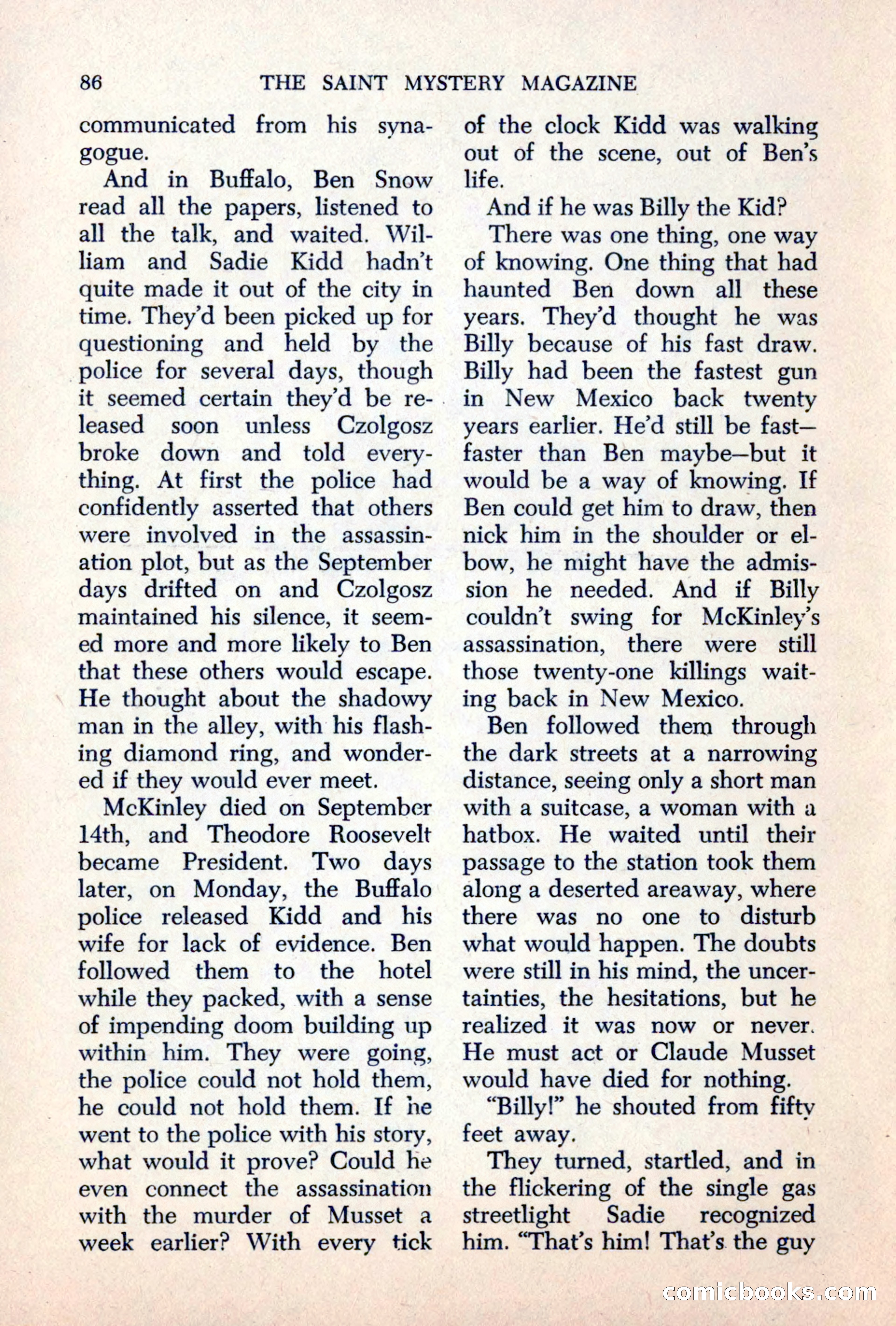 The Saint Mystery Magazine, June 1963 — page 88 of 132