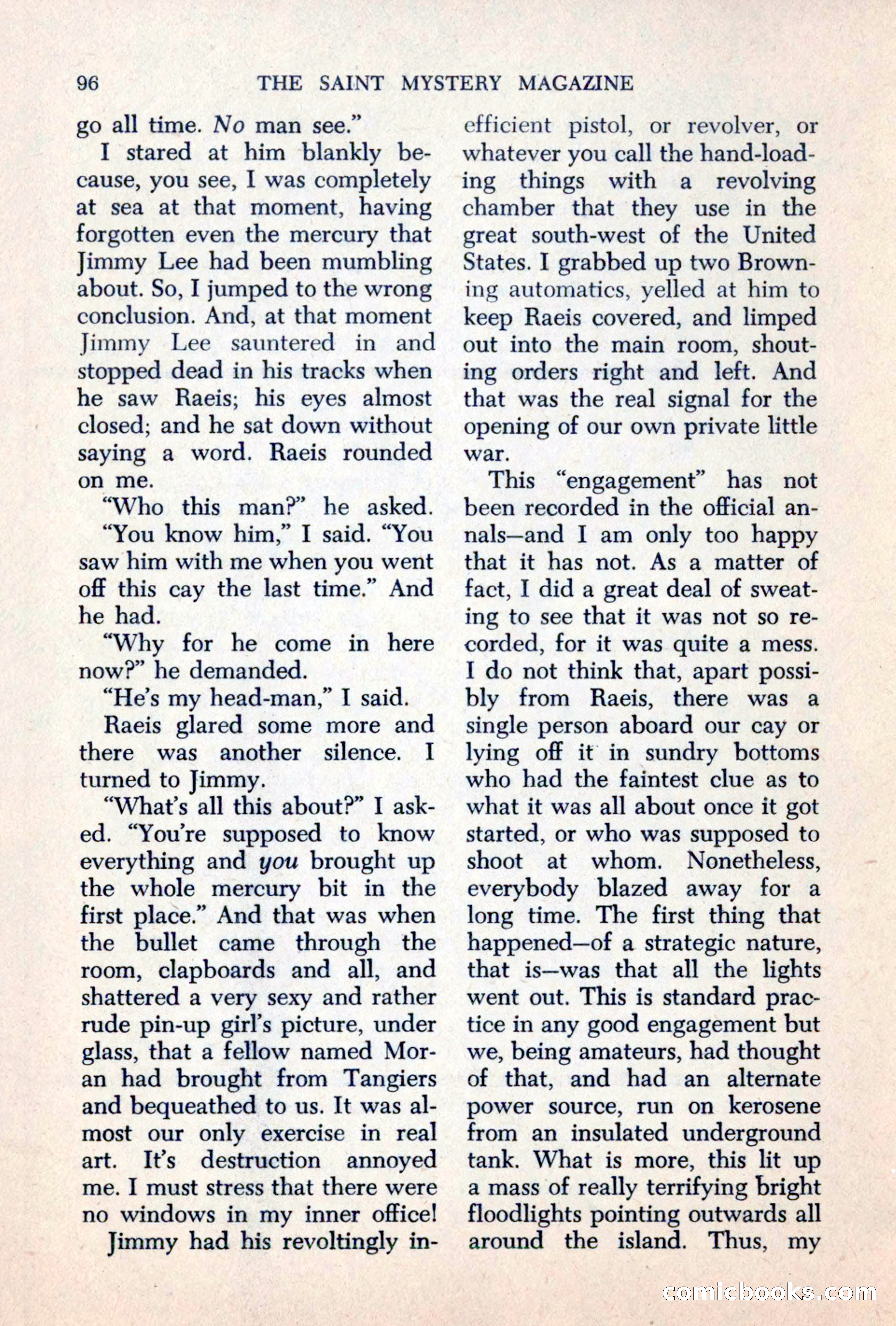 The Saint Mystery Magazine, June 1963 — page 98 of 132