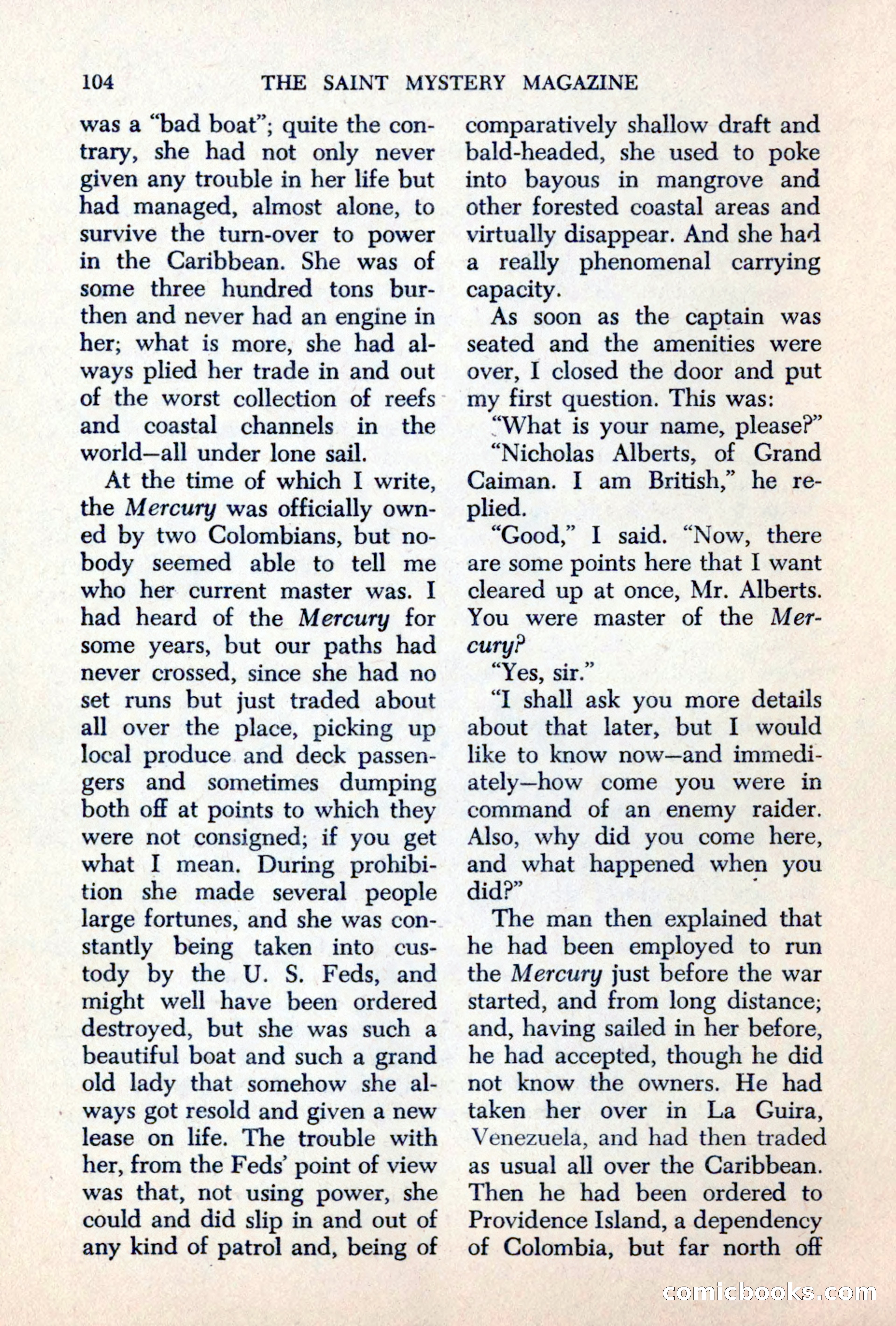The Saint Mystery Magazine, June 1963 — page 106 of 132