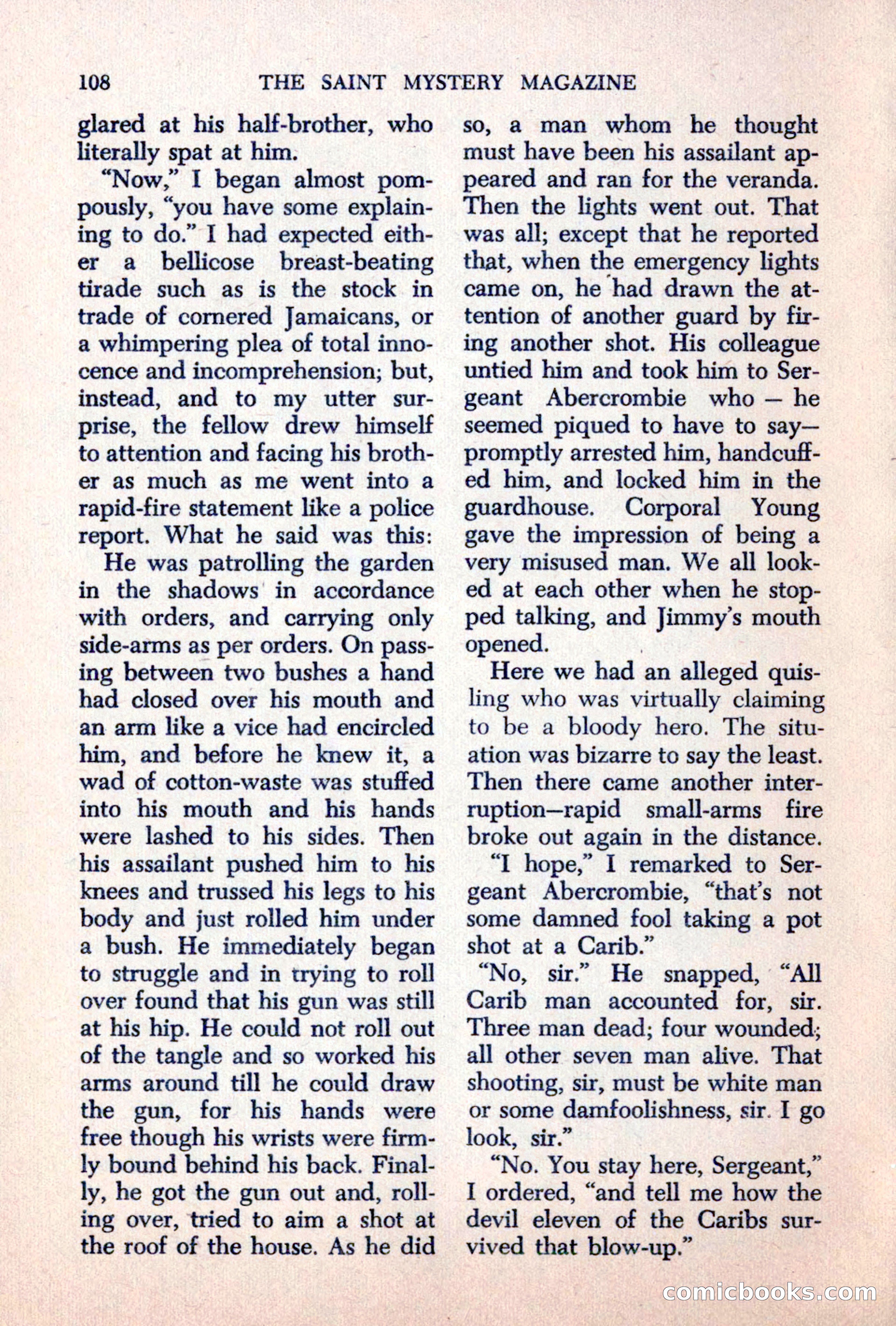 The Saint Mystery Magazine, June 1963 — page 110 of 132