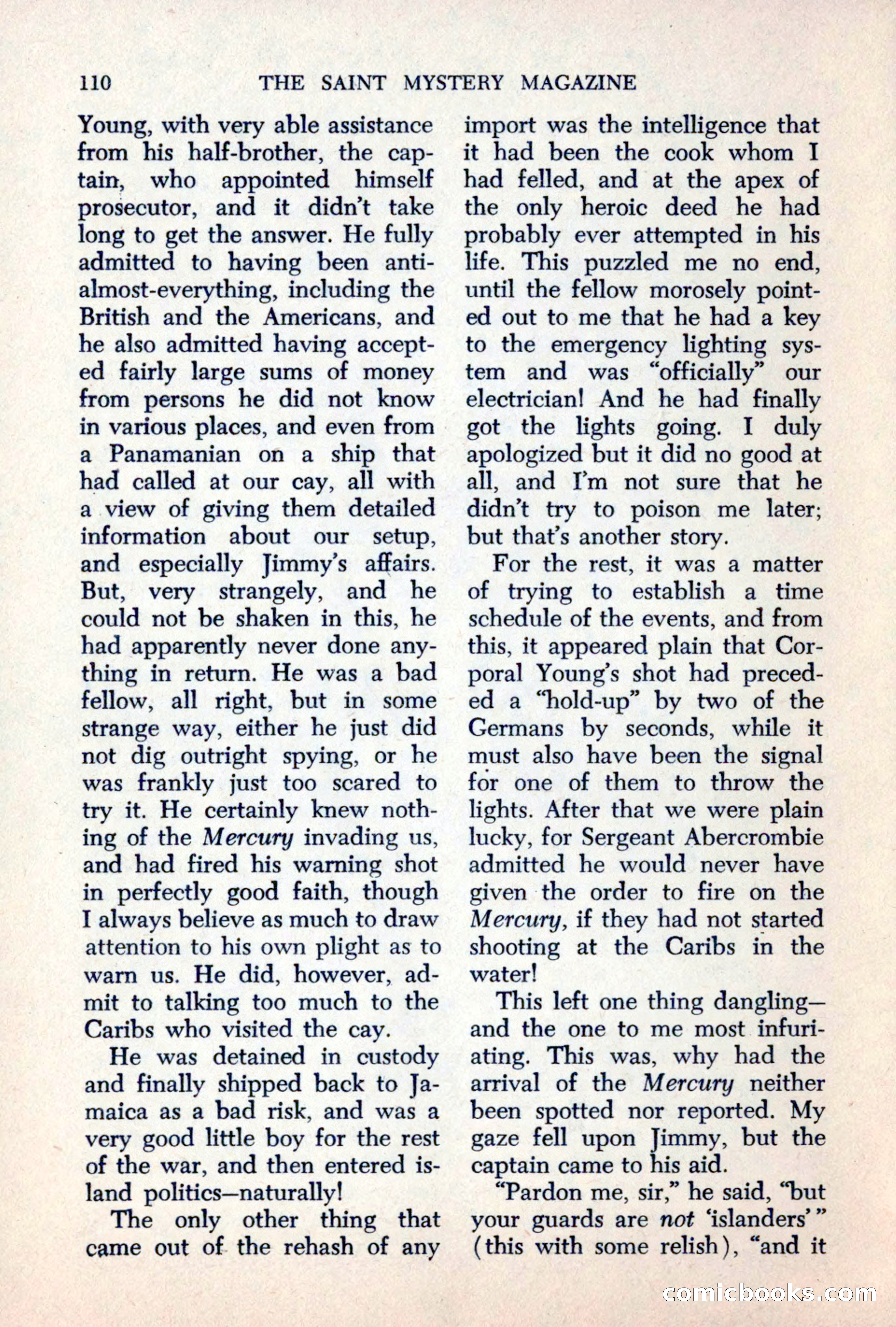 The Saint Mystery Magazine, June 1963 — page 112 of 132