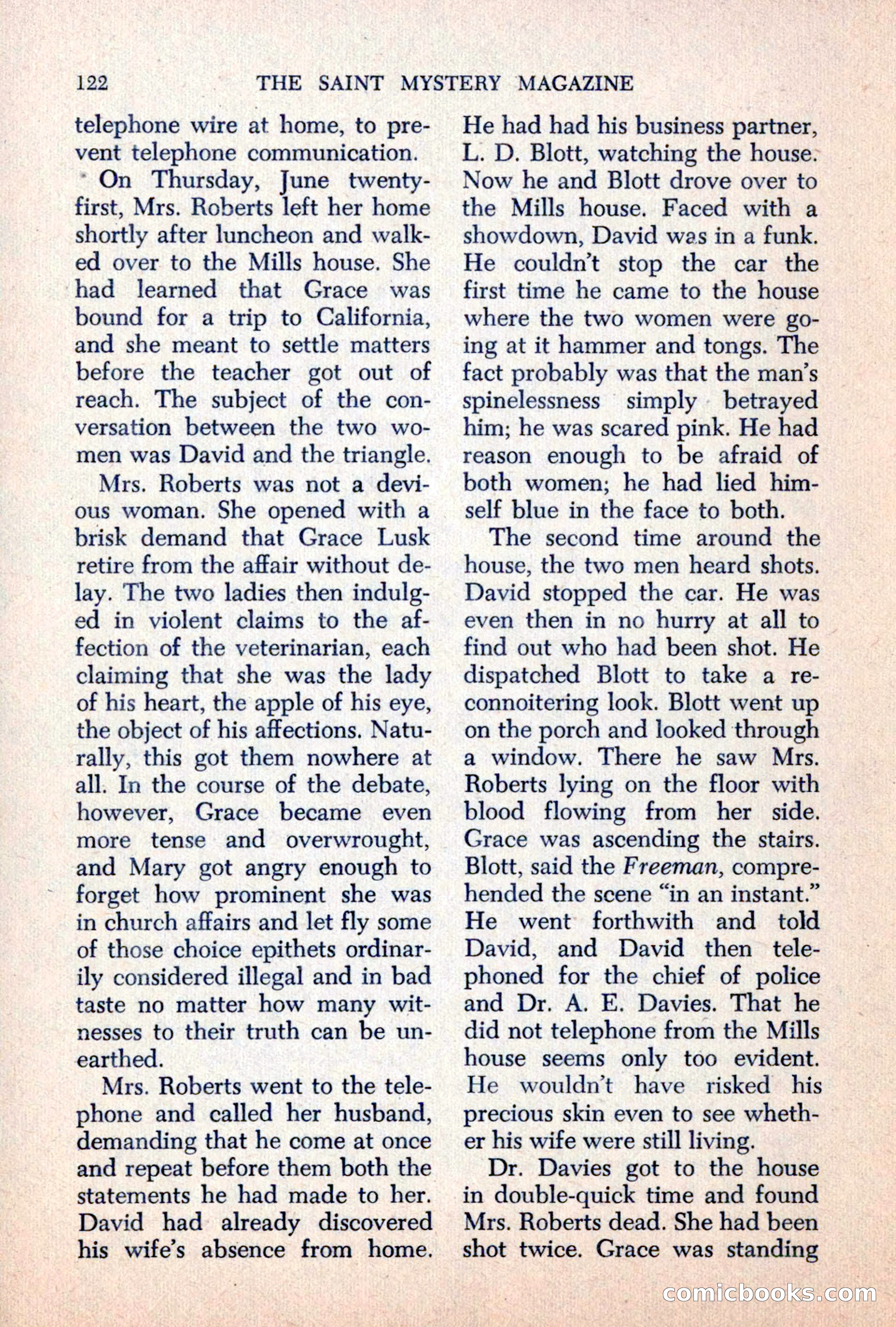 The Saint Mystery Magazine, June 1963 — page 124 of 132