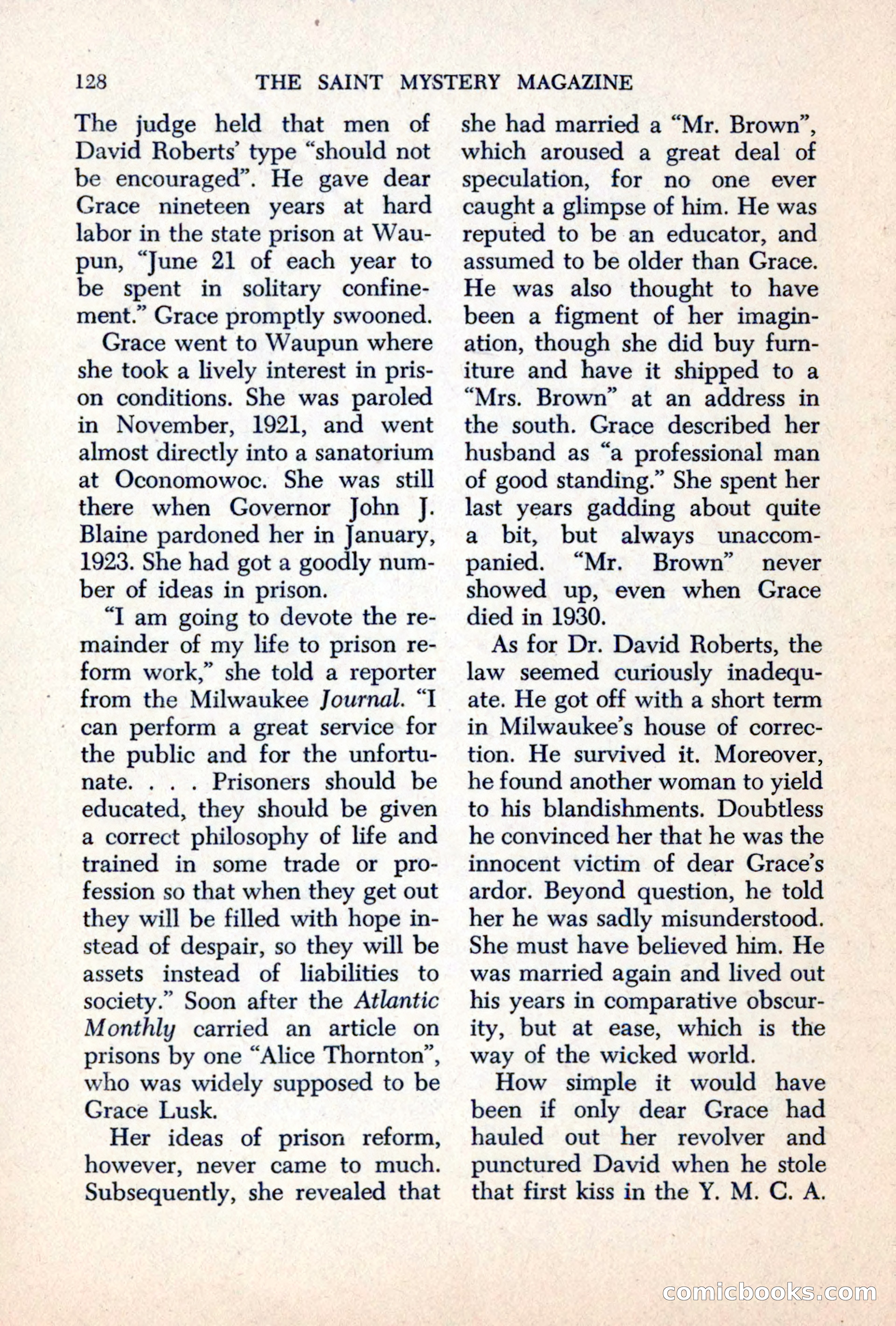 The Saint Mystery Magazine, June 1963 — page 130 of 132