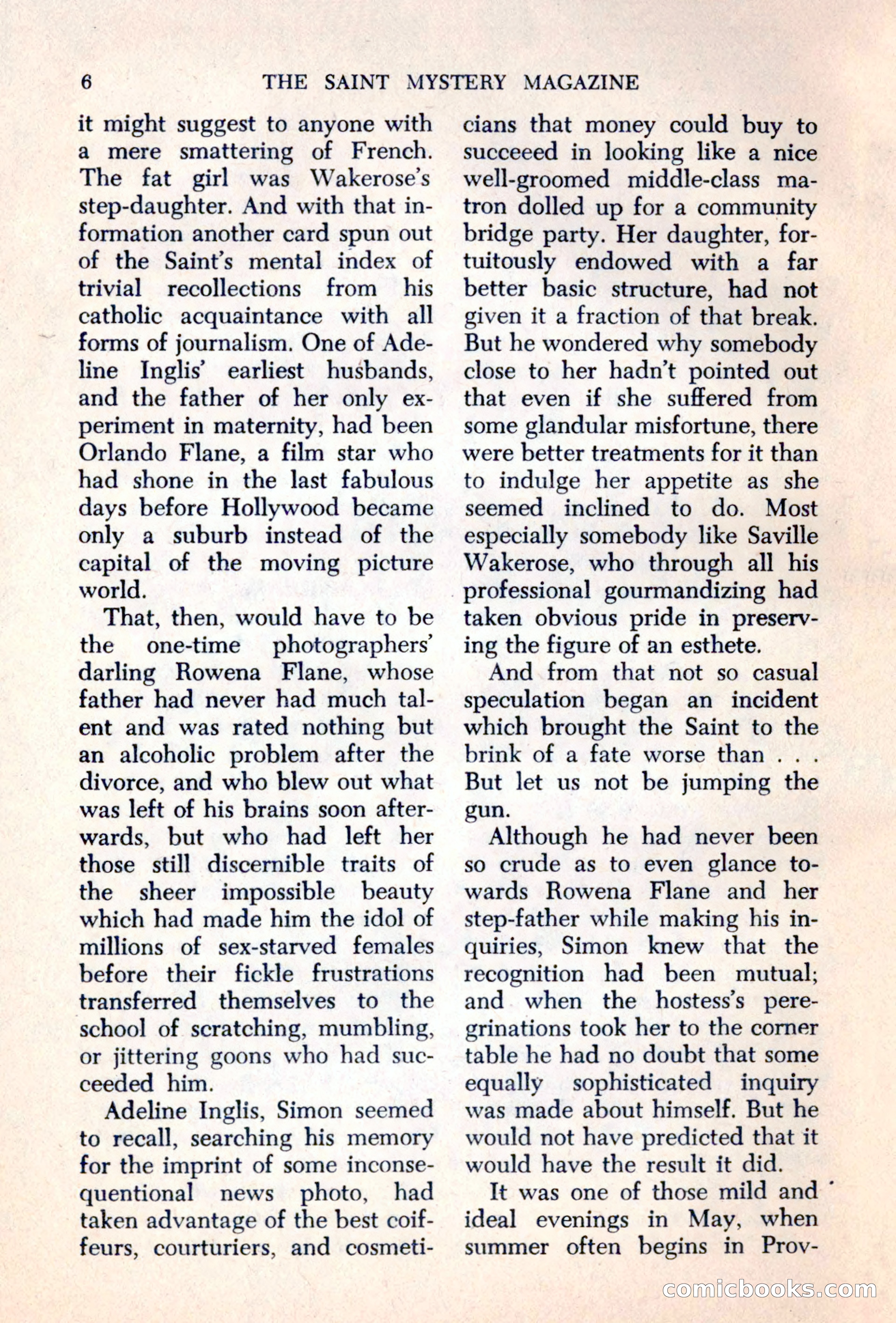 The Saint Mystery Magazine — page 8 of 132