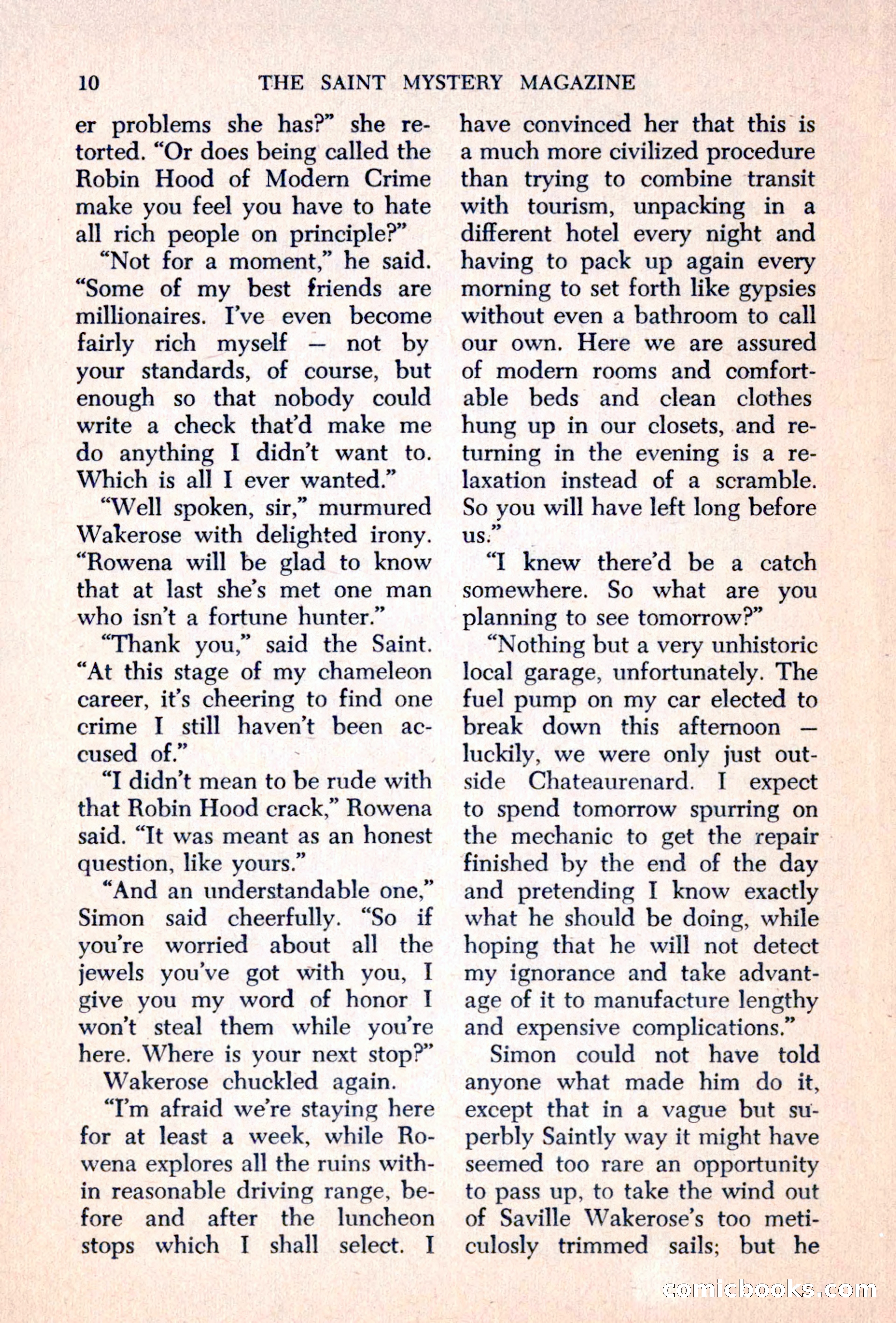 The Saint Mystery Magazine — page 12 of 132