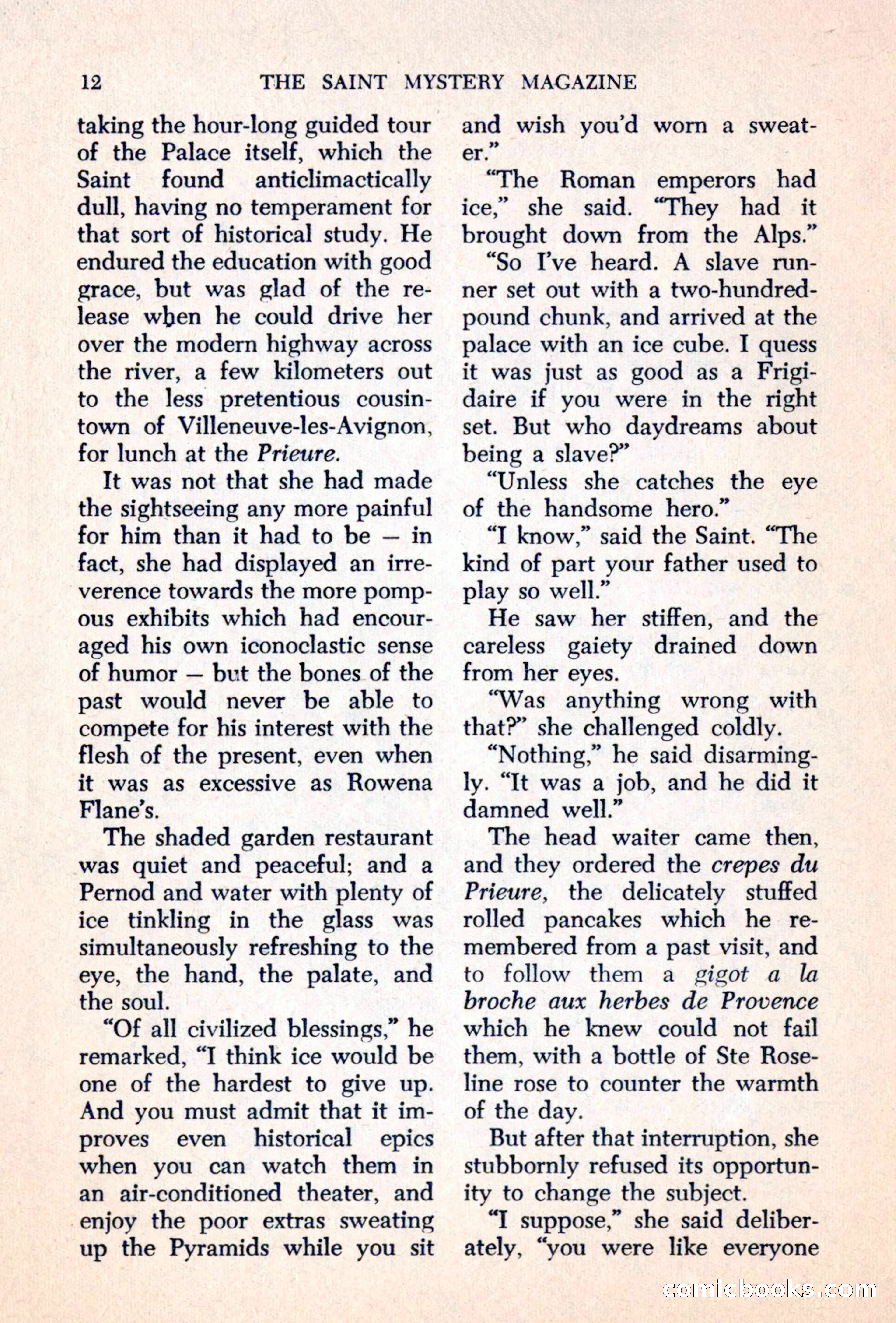 The Saint Mystery Magazine — page 14 of 132