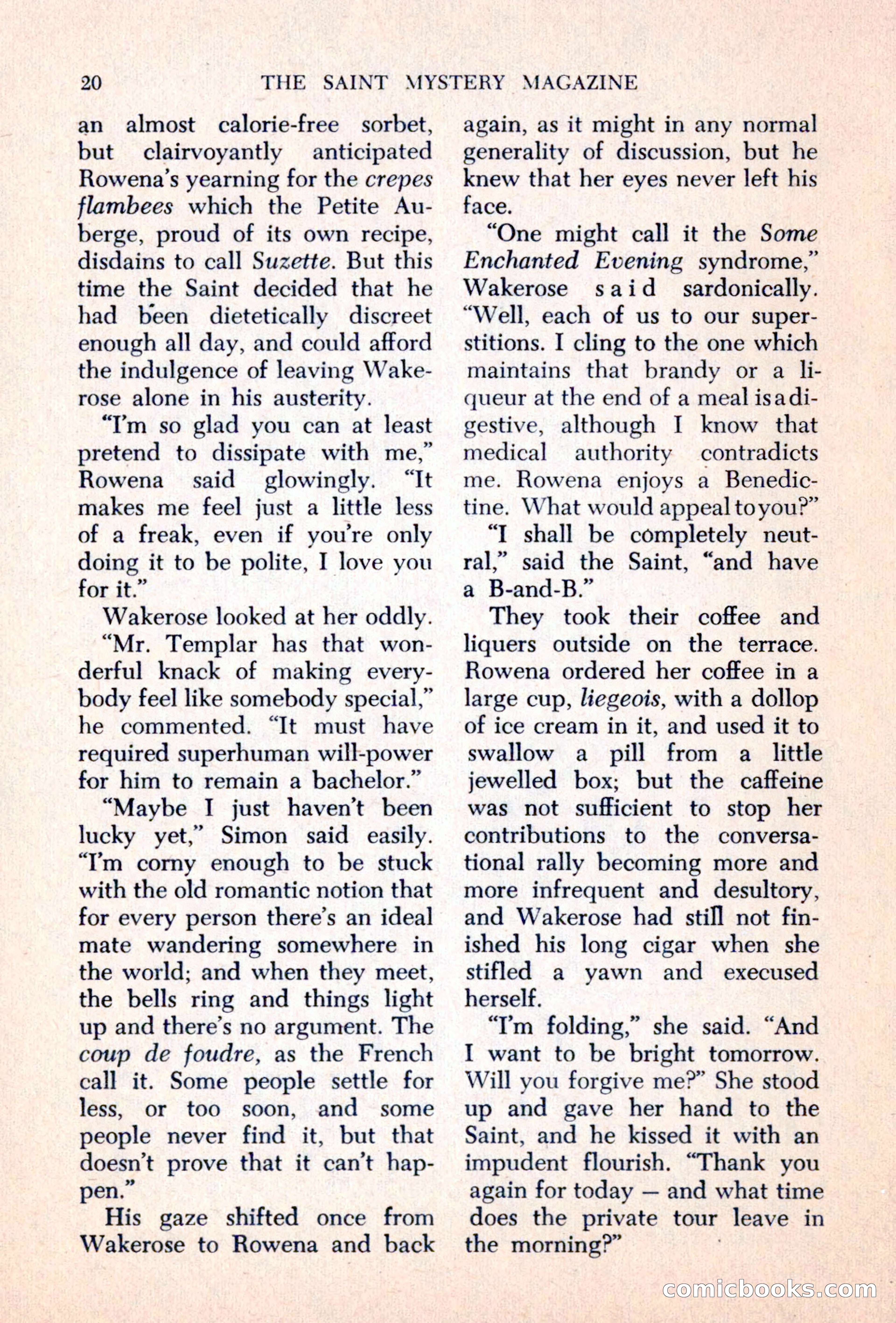 The Saint Mystery Magazine — page 22 of 132