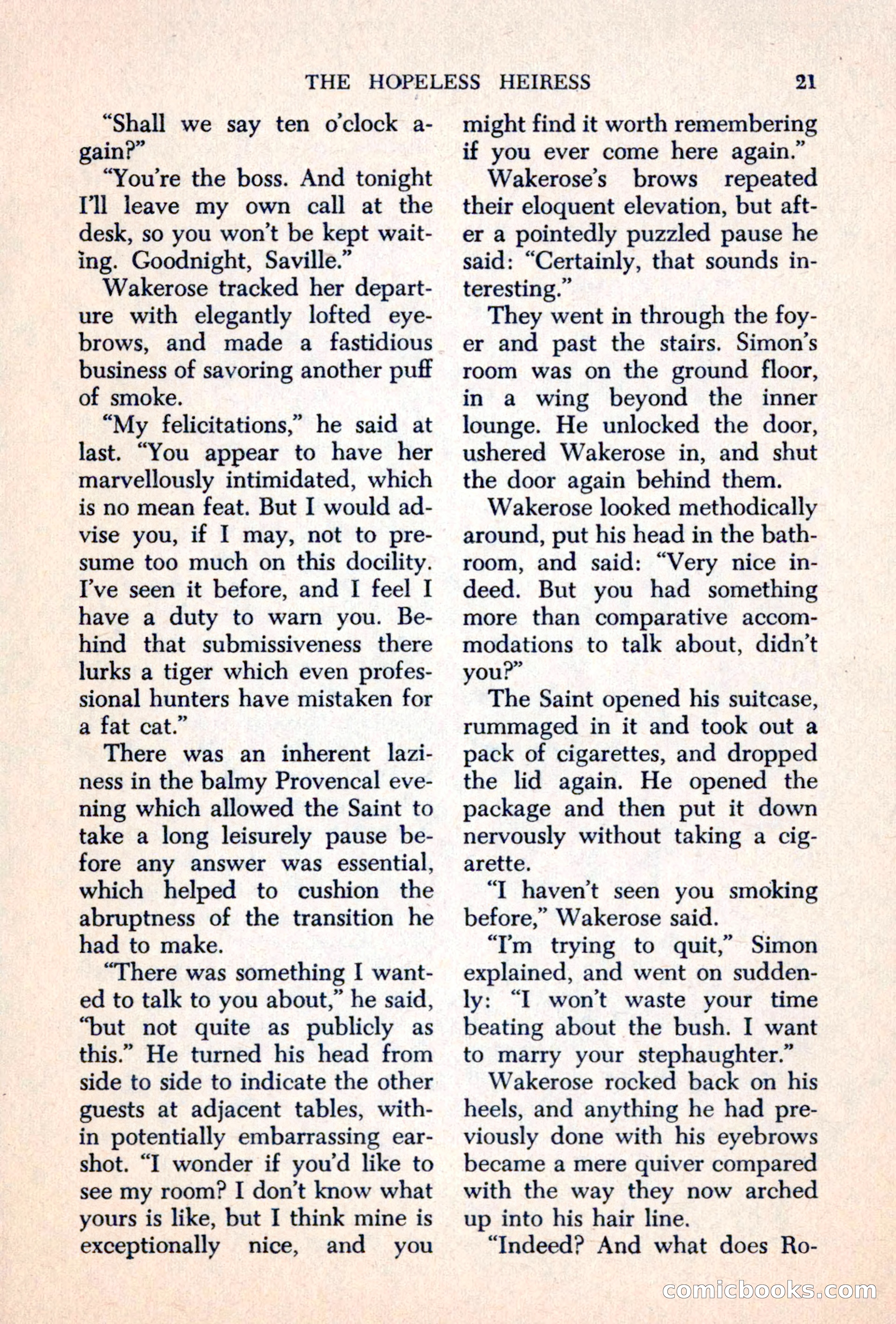 The Saint Mystery Magazine — page 23 of 132