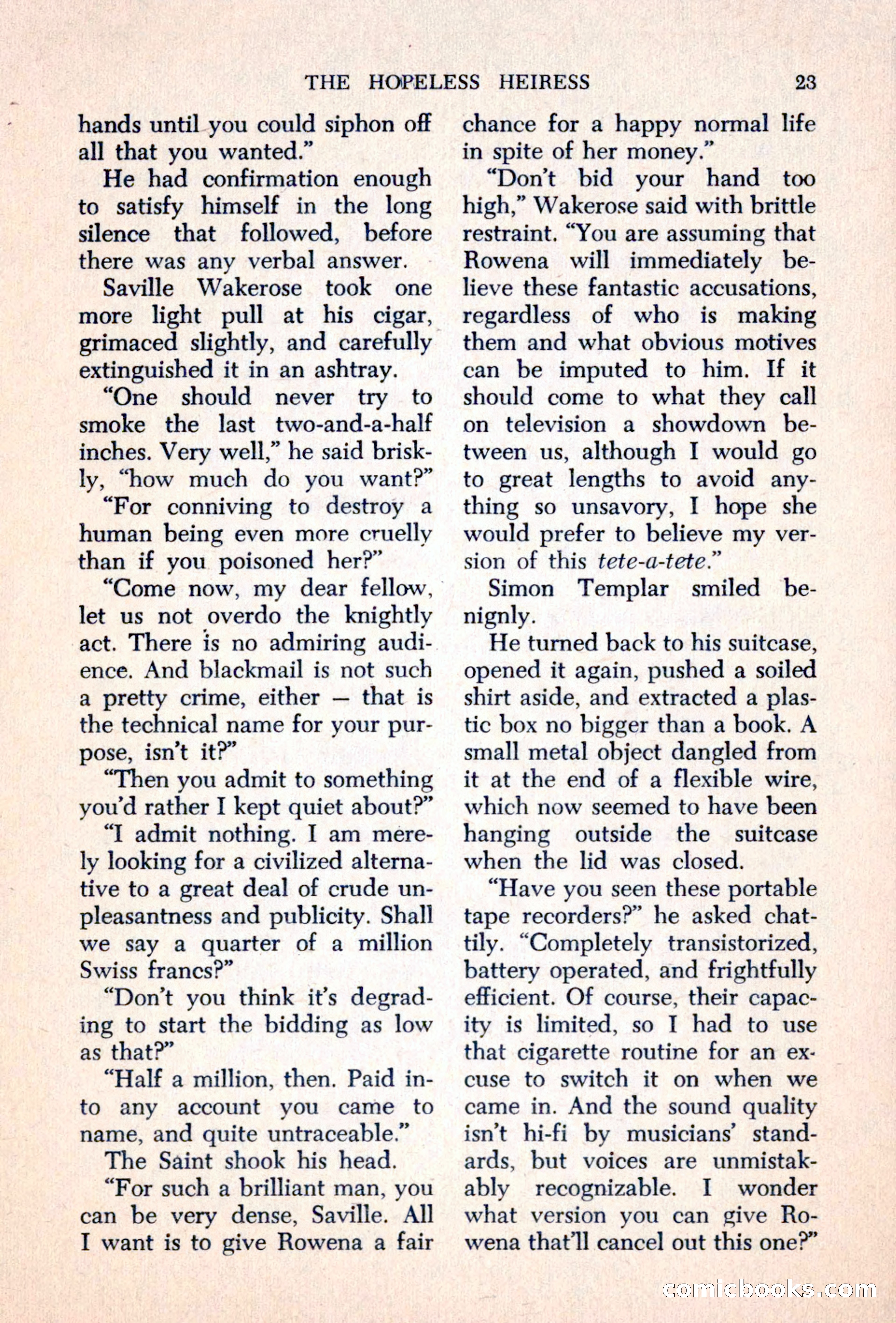 The Saint Mystery Magazine — page 25 of 132