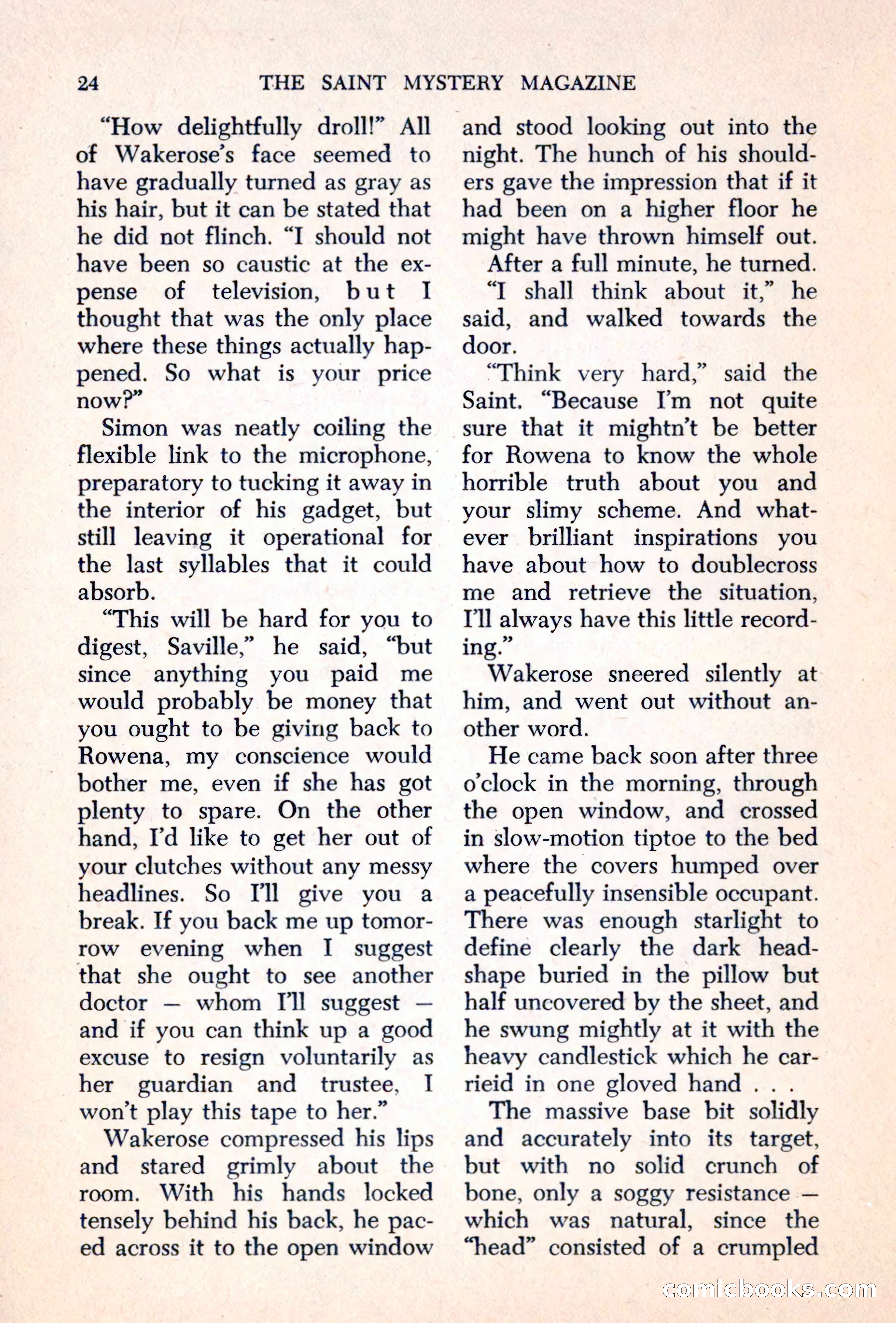The Saint Mystery Magazine — page 26 of 132