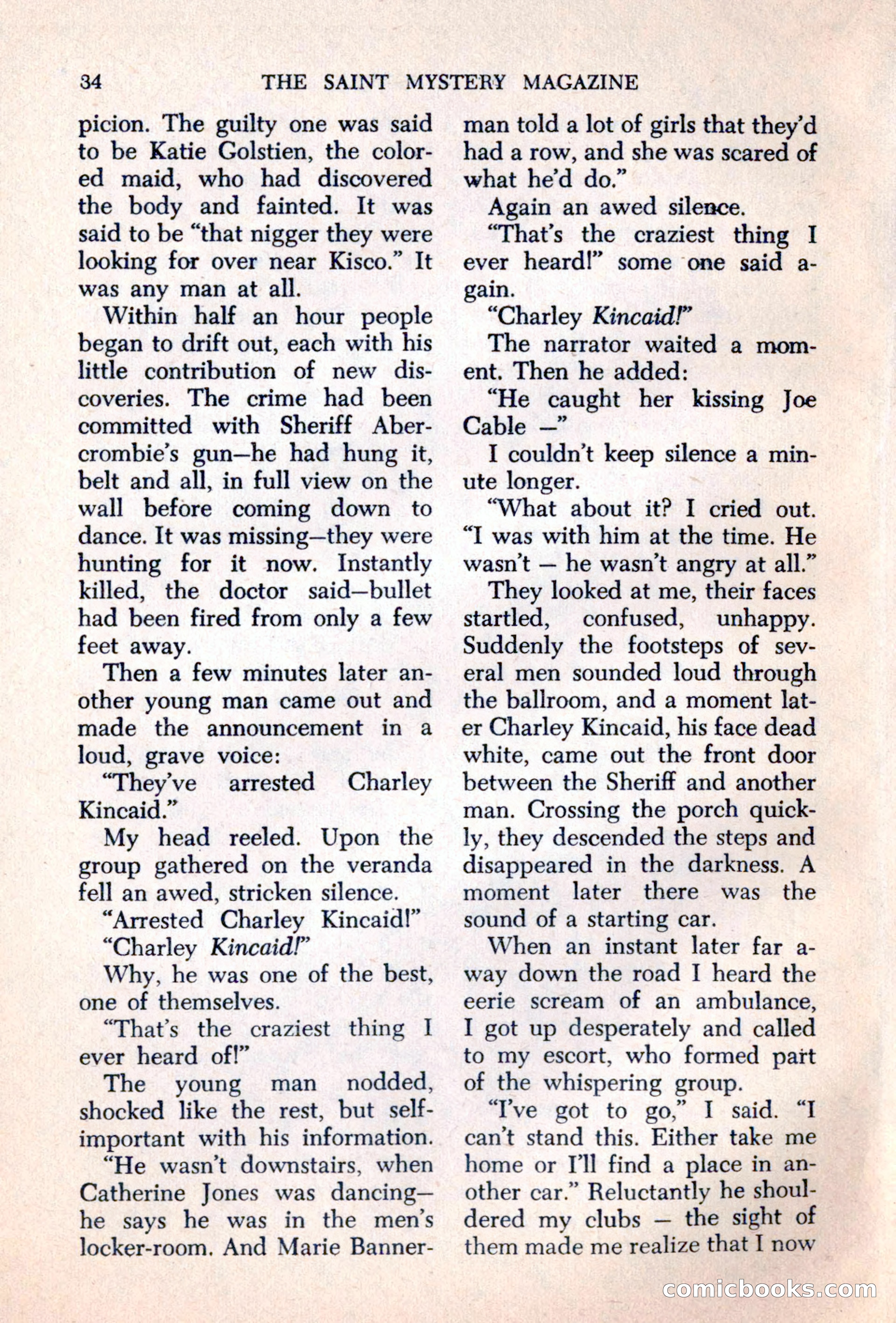 The Saint Mystery Magazine — page 36 of 132