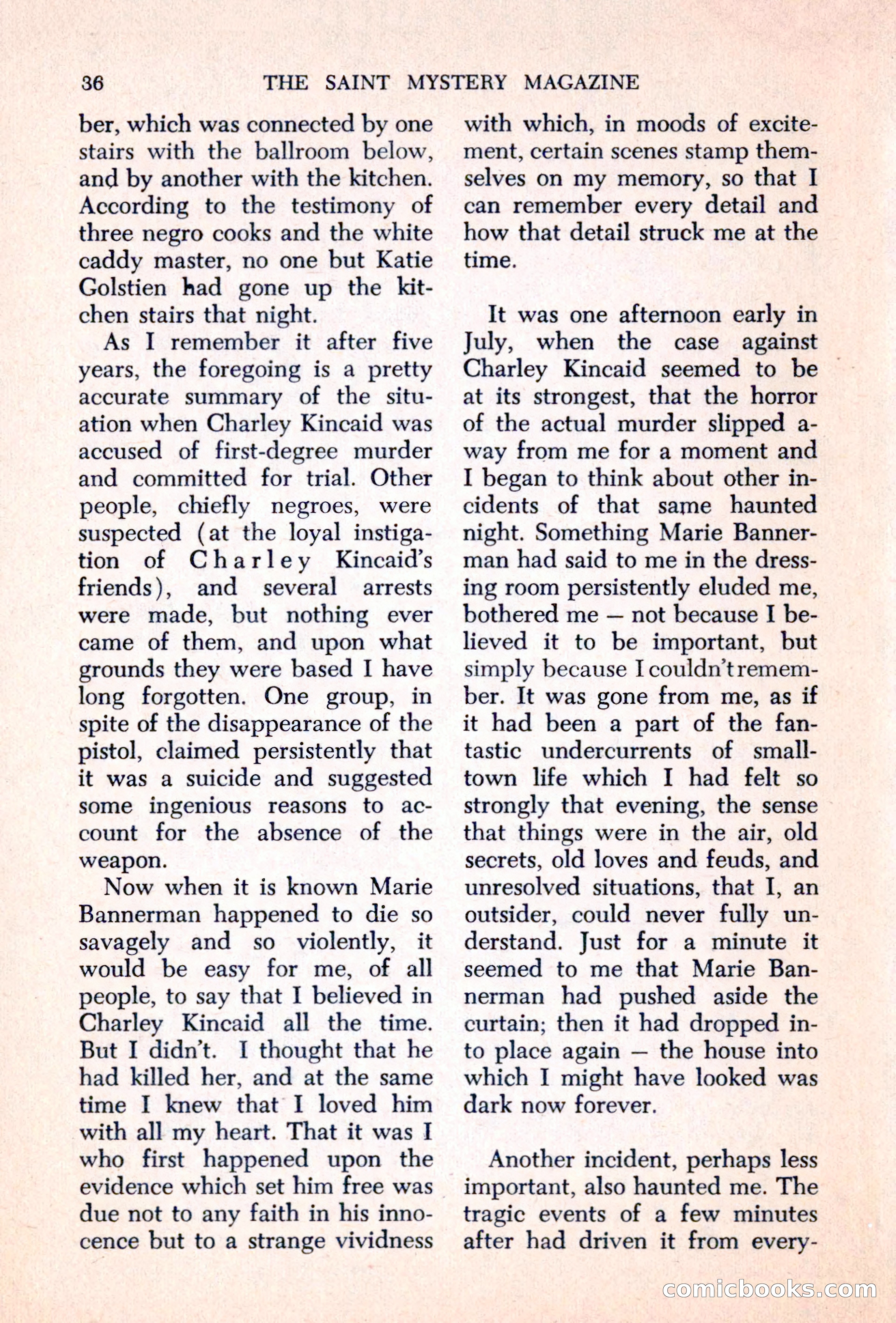 The Saint Mystery Magazine — page 38 of 132