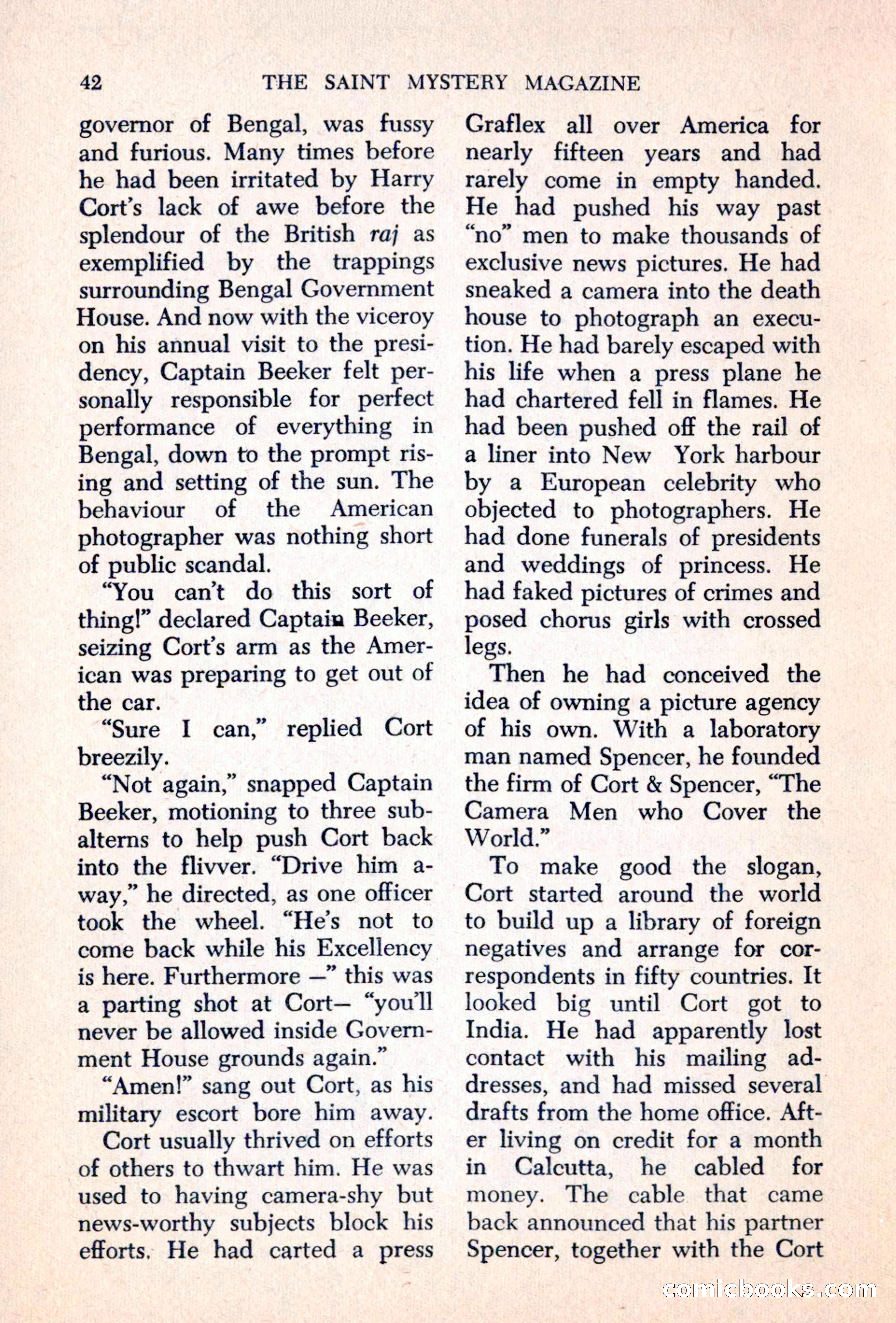 The Saint Mystery Magazine — page 44 of 132