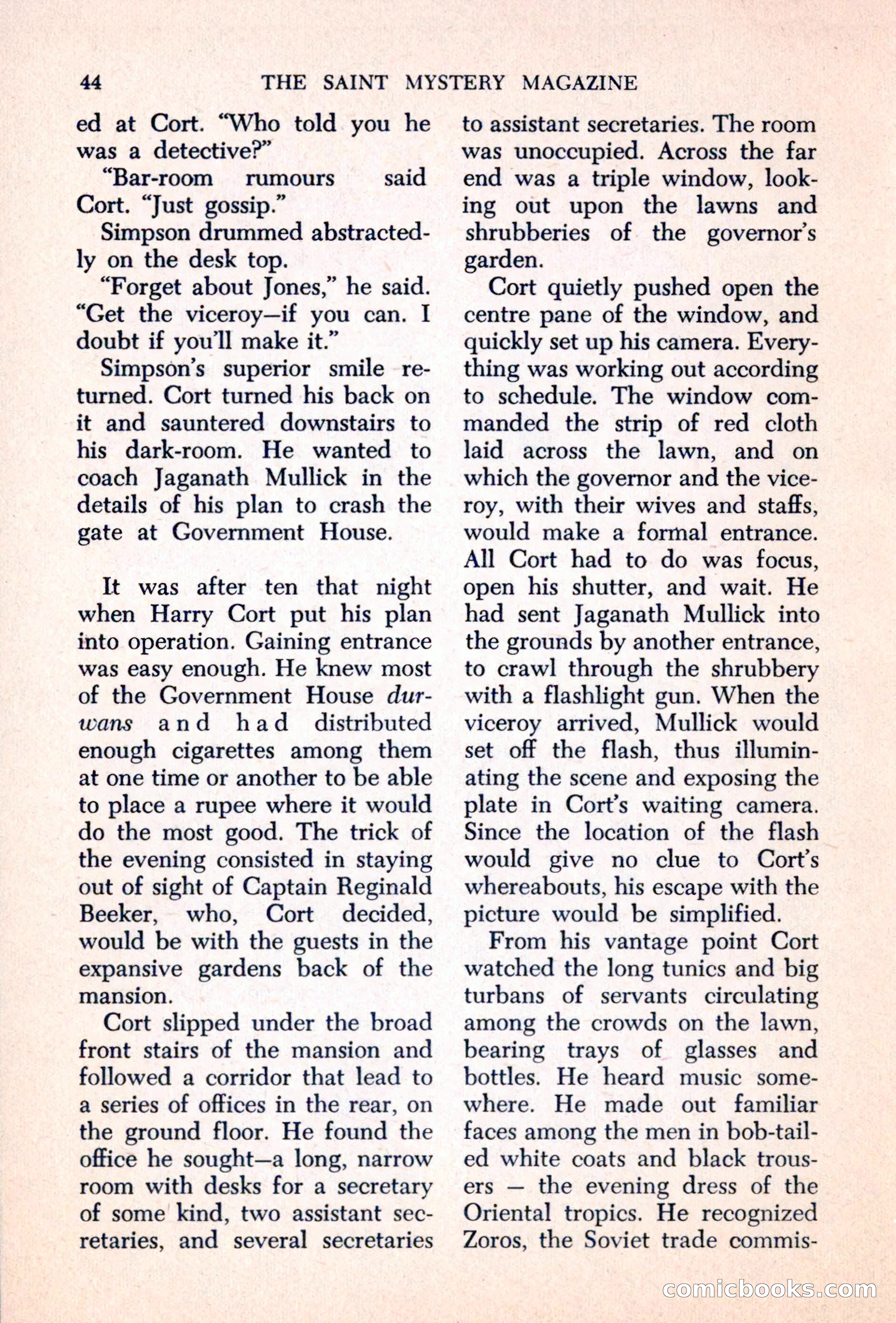 The Saint Mystery Magazine — page 46 of 132