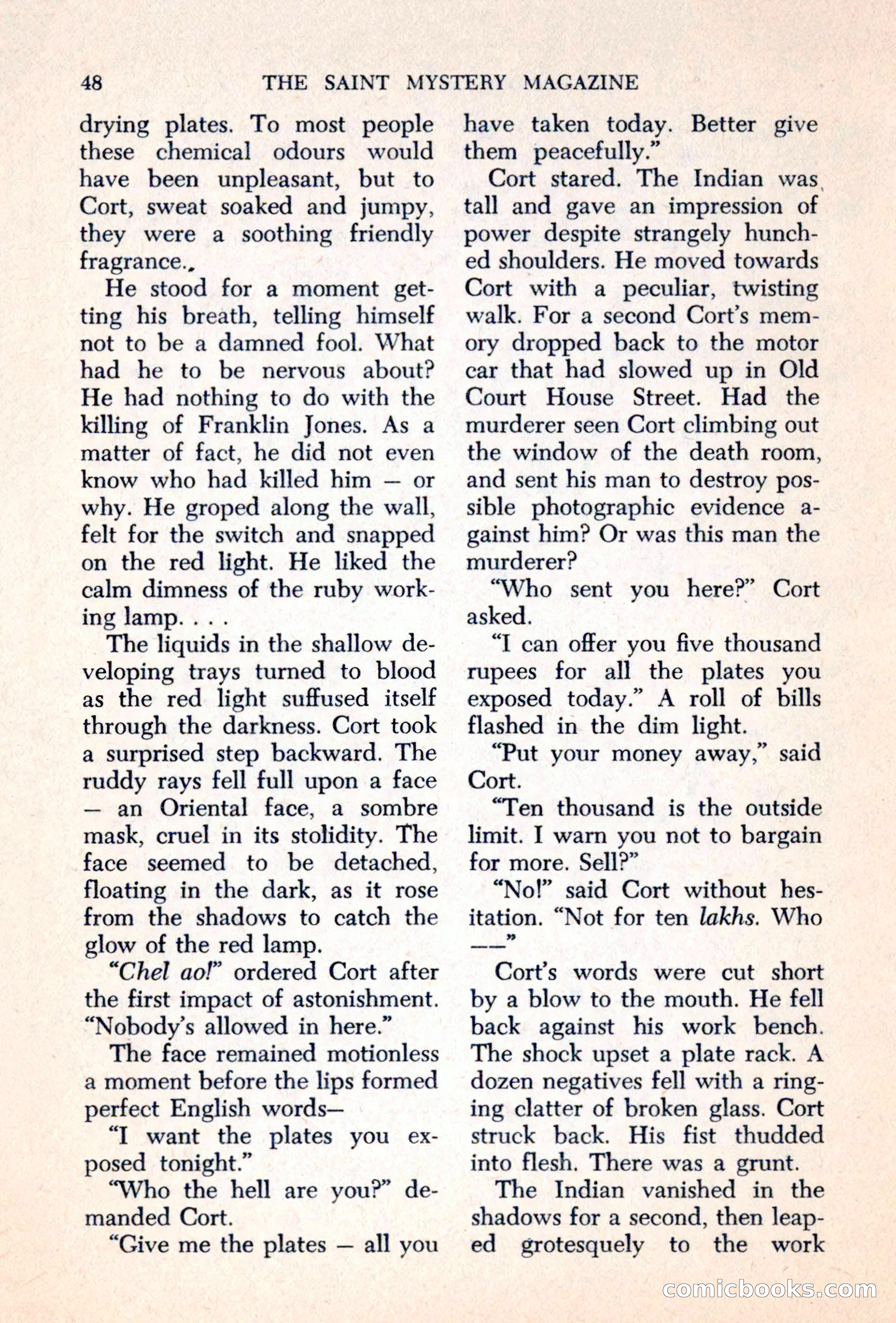 The Saint Mystery Magazine — page 50 of 132