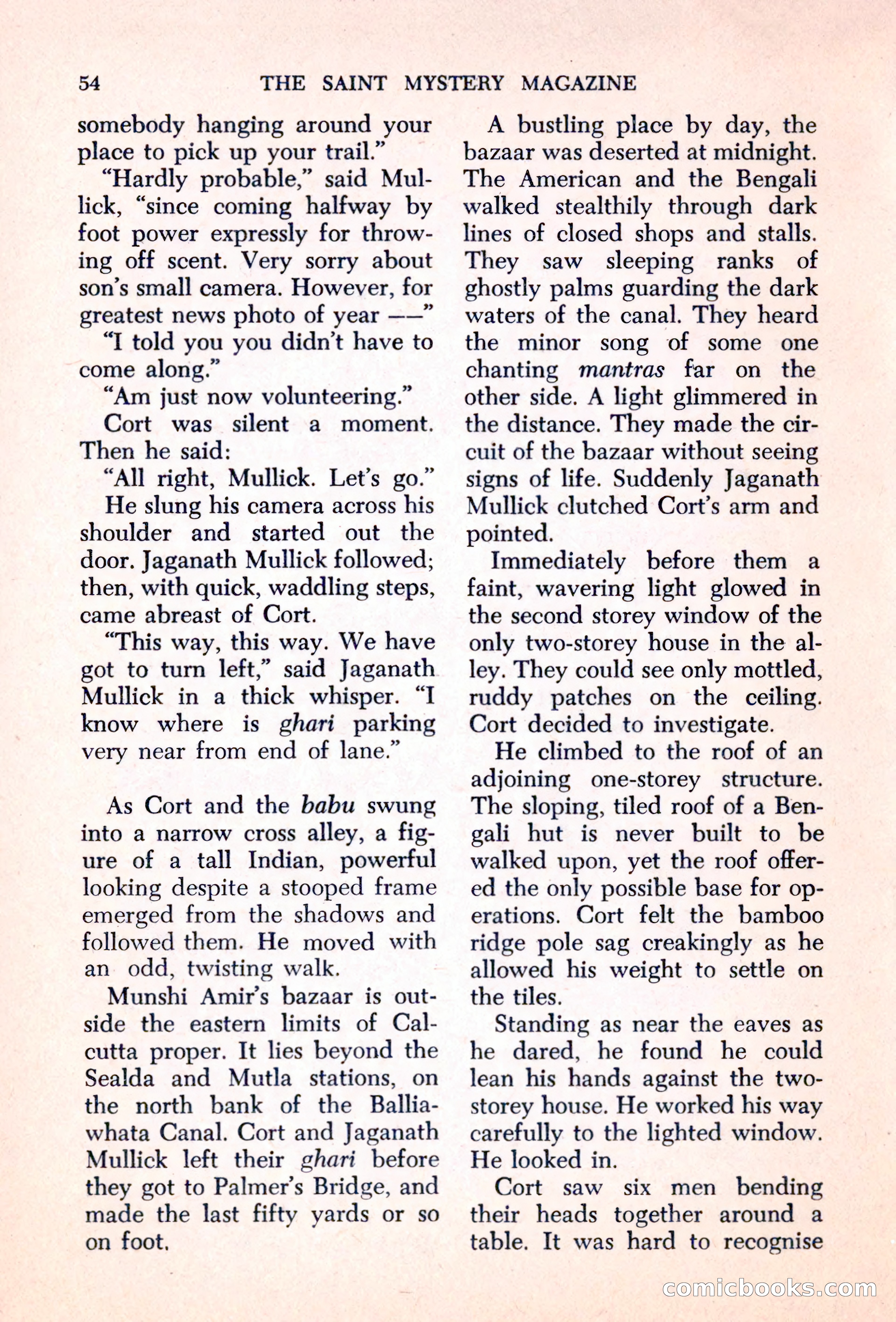 The Saint Mystery Magazine — page 56 of 132