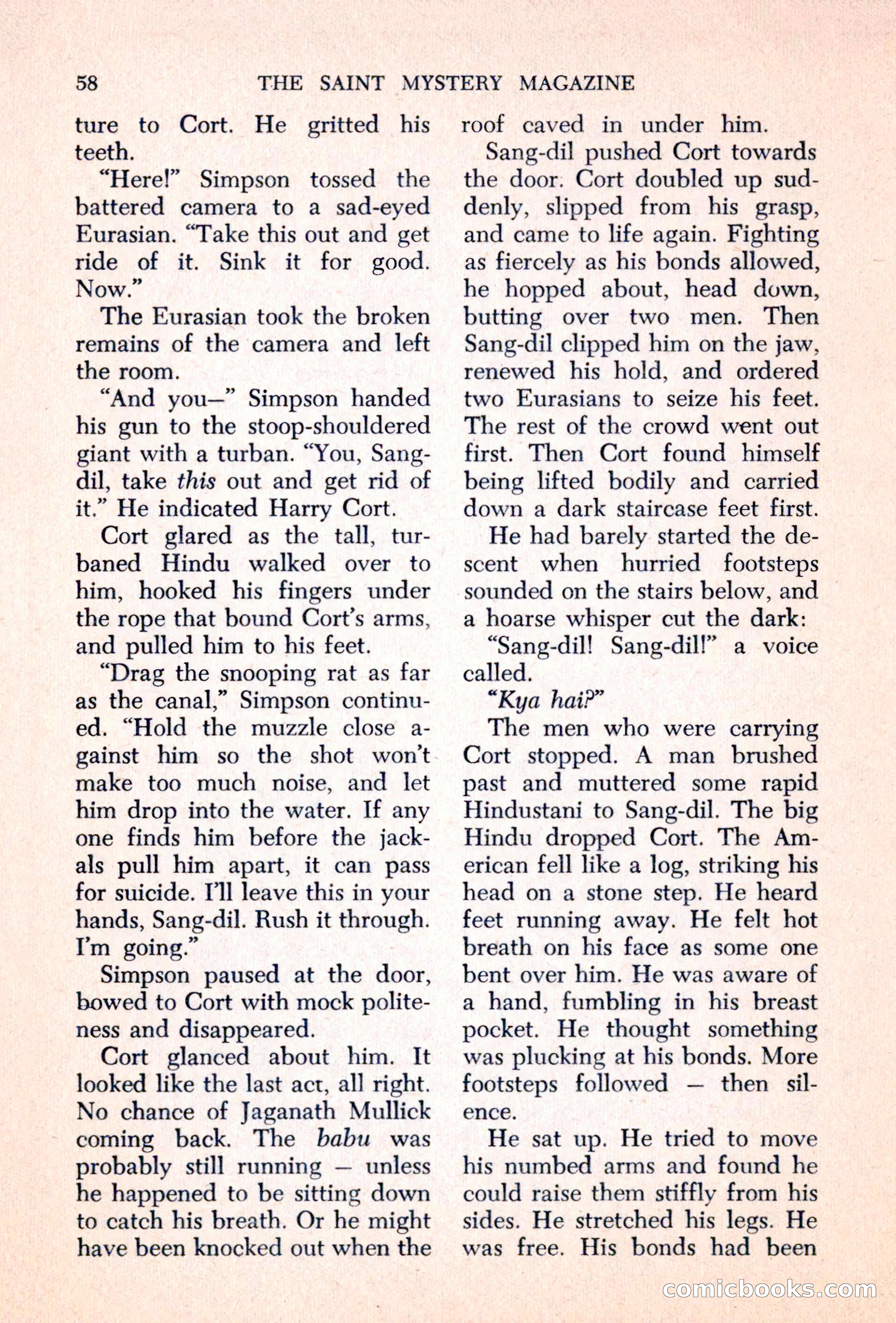 The Saint Mystery Magazine — page 60 of 132