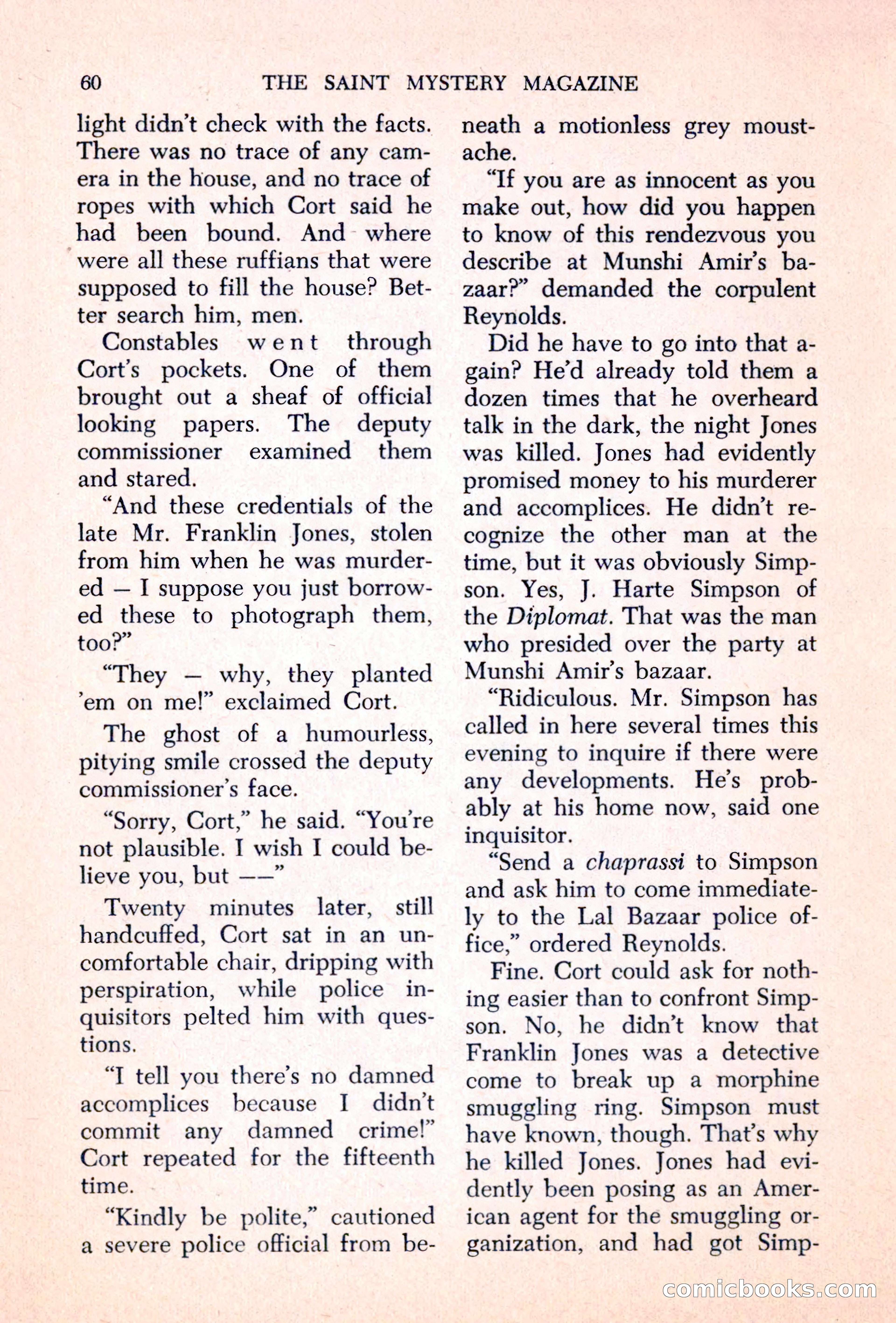 The Saint Mystery Magazine — page 62 of 132