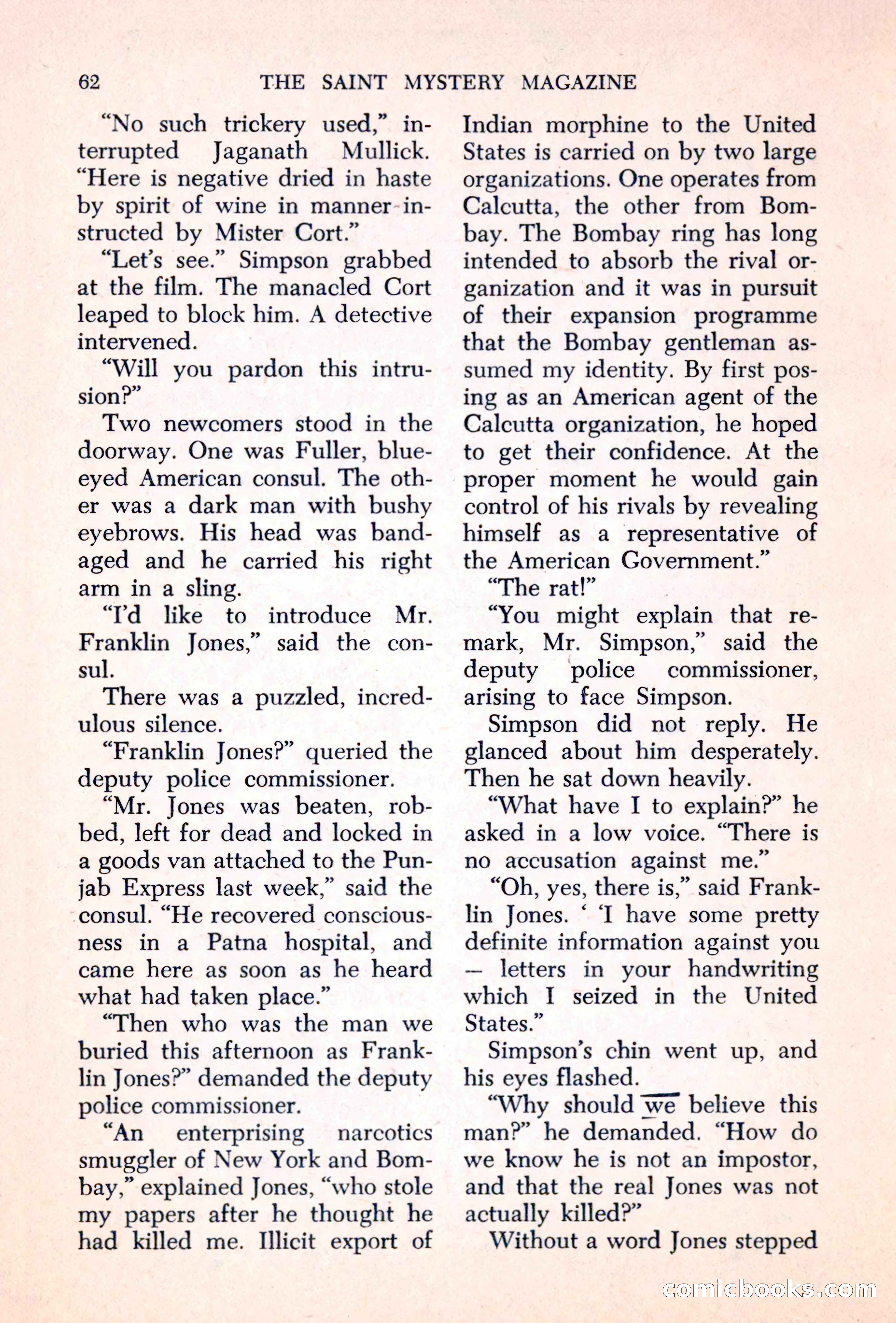 The Saint Mystery Magazine — page 64 of 132