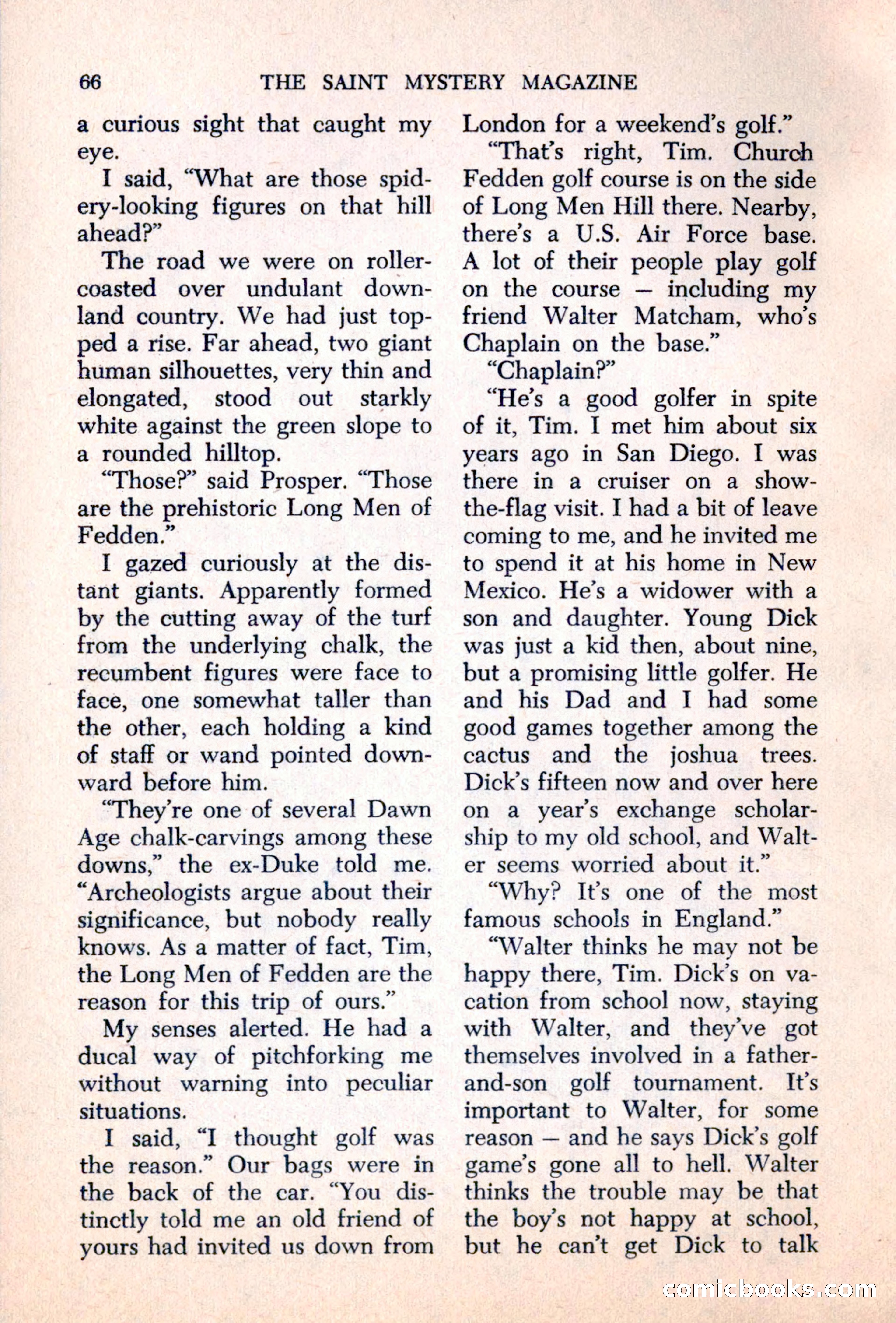 The Saint Mystery Magazine — page 68 of 132