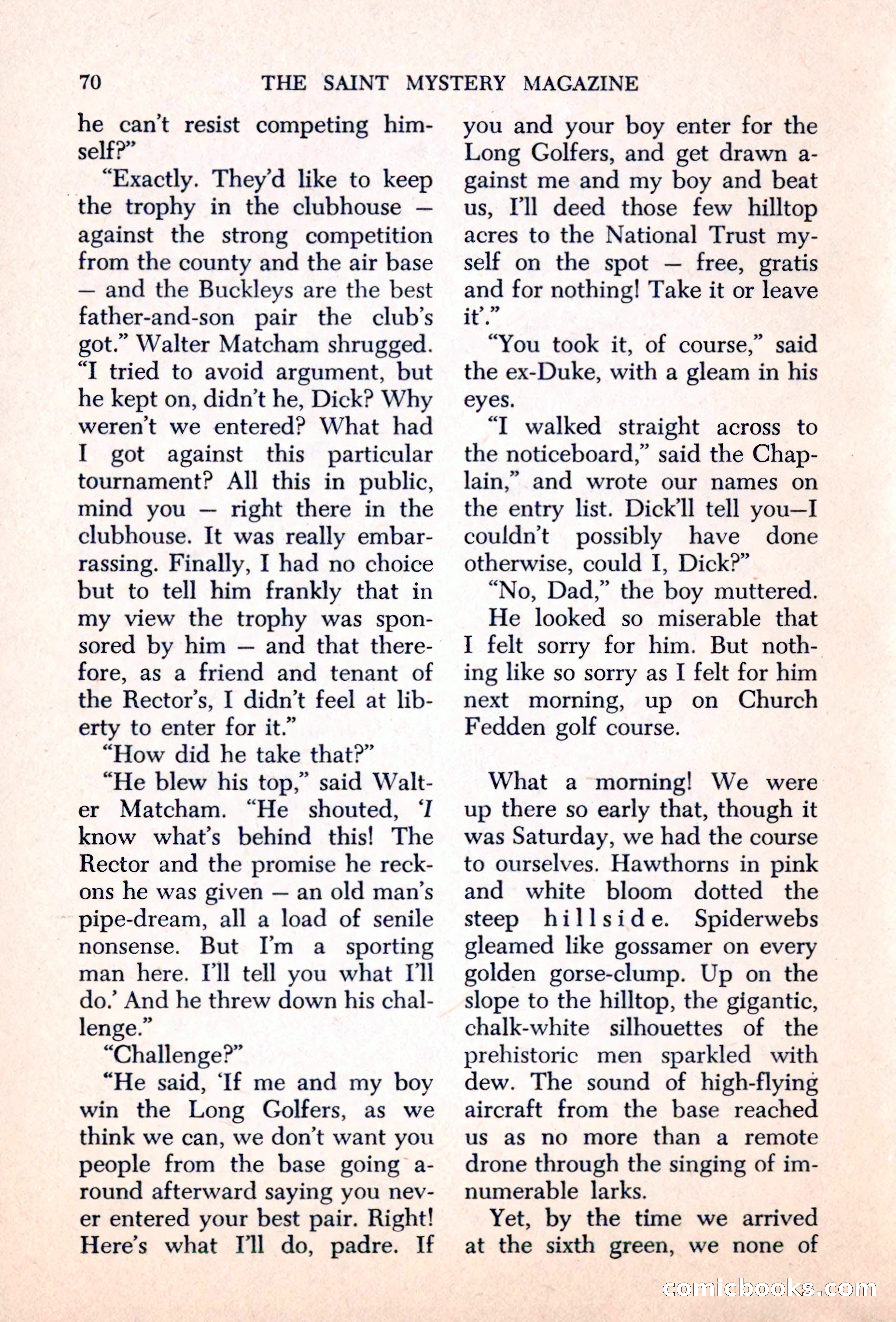 The Saint Mystery Magazine — page 72 of 132