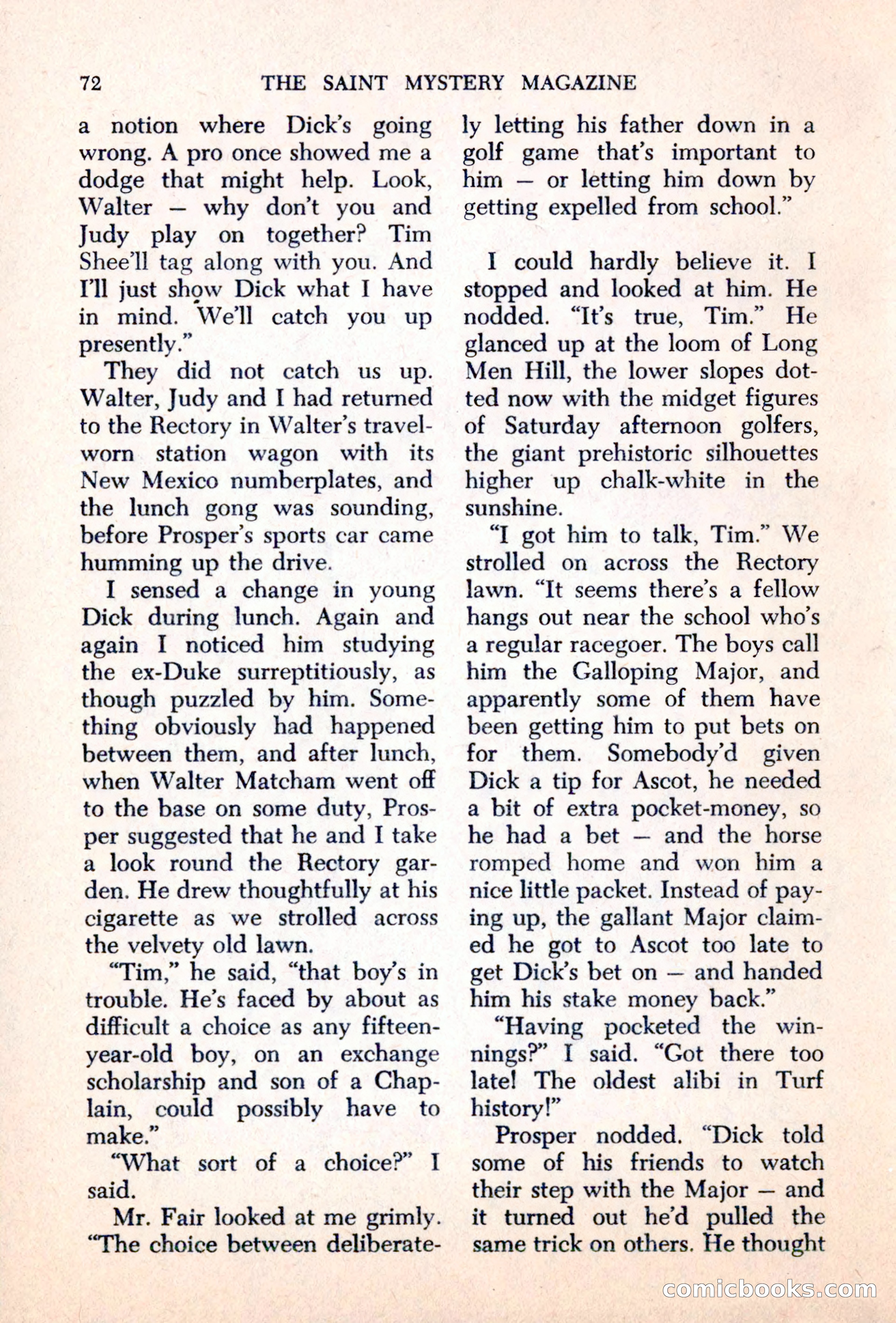 The Saint Mystery Magazine — page 74 of 132