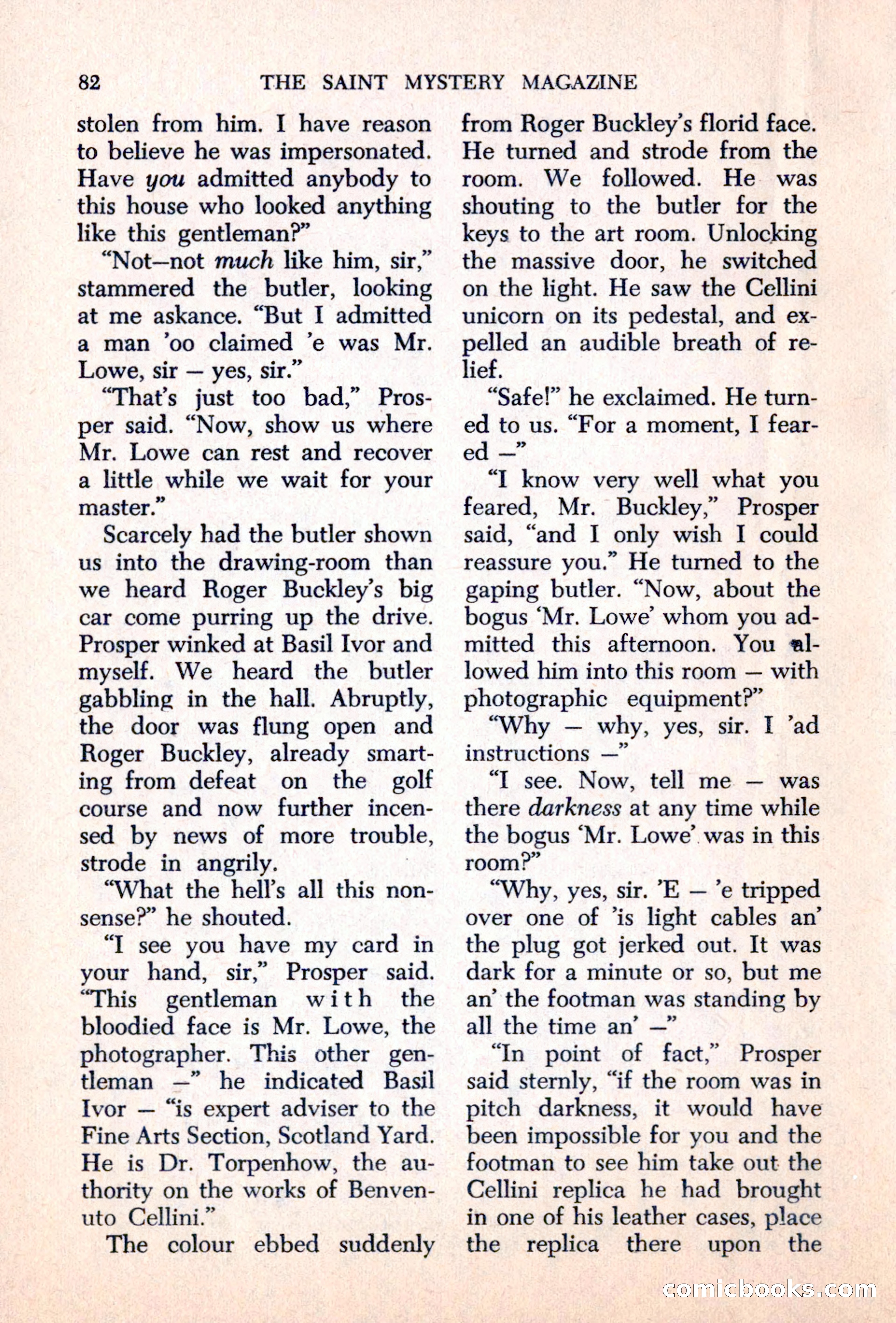 The Saint Mystery Magazine — page 84 of 132