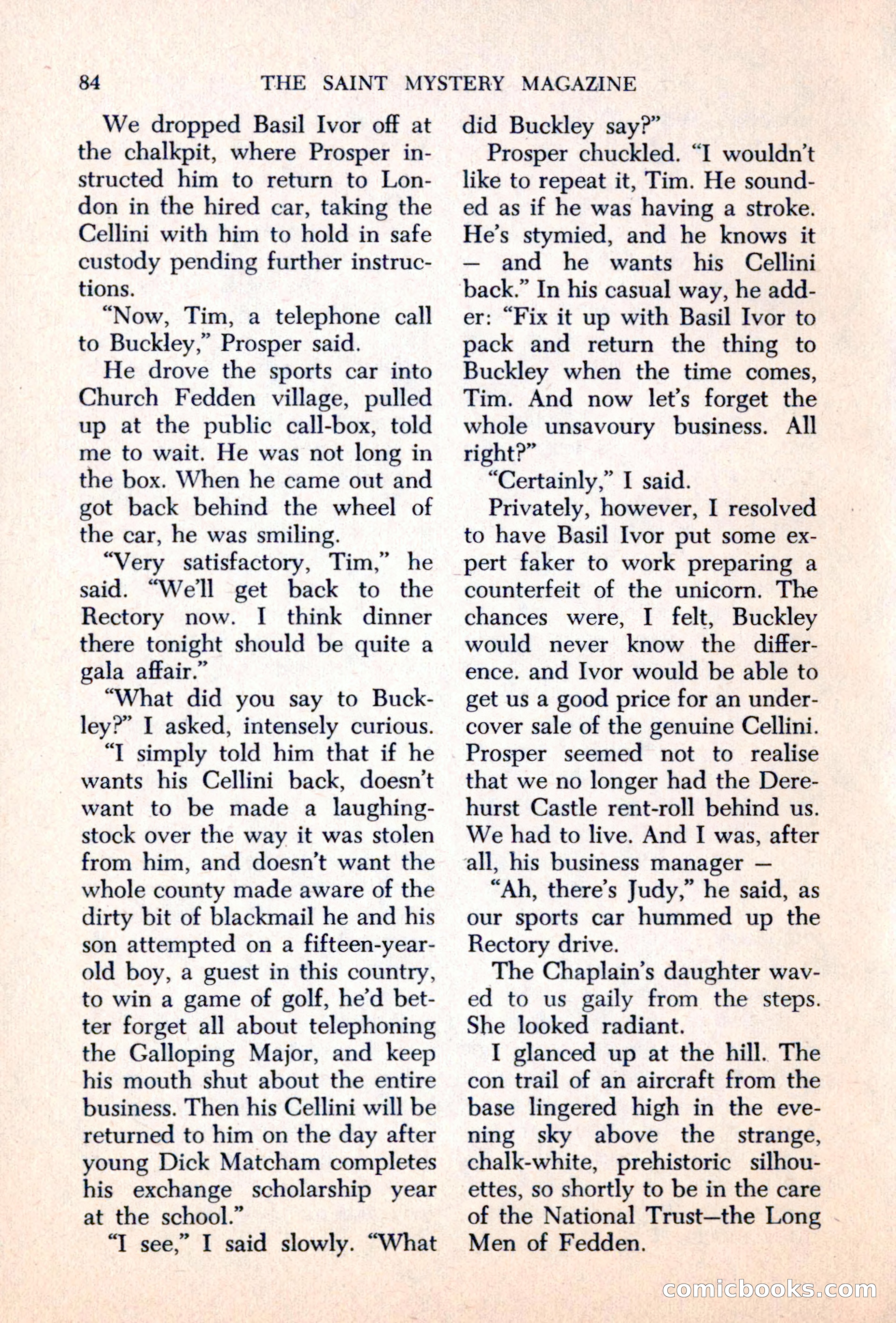 The Saint Mystery Magazine — page 86 of 132
