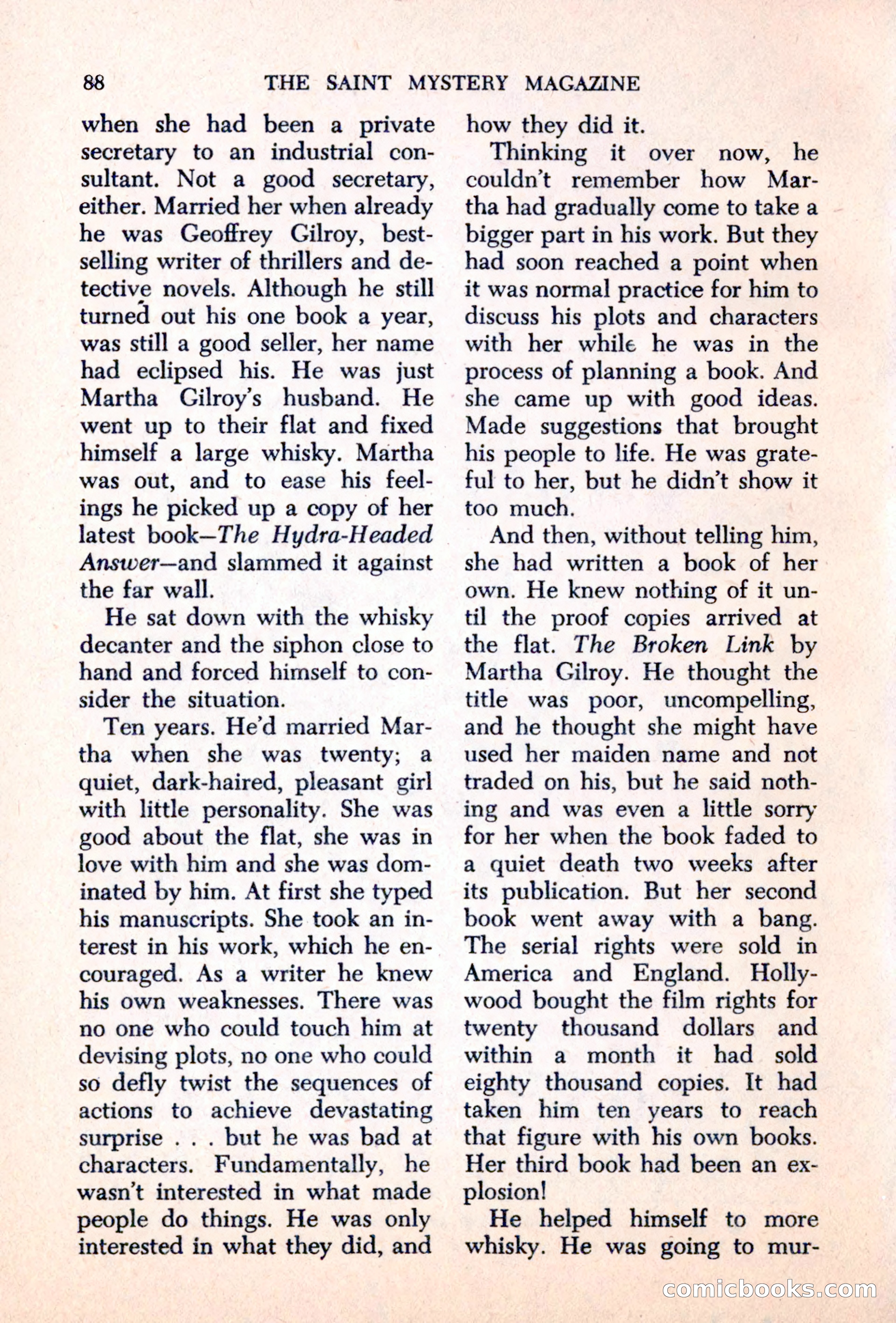 The Saint Mystery Magazine — page 90 of 132