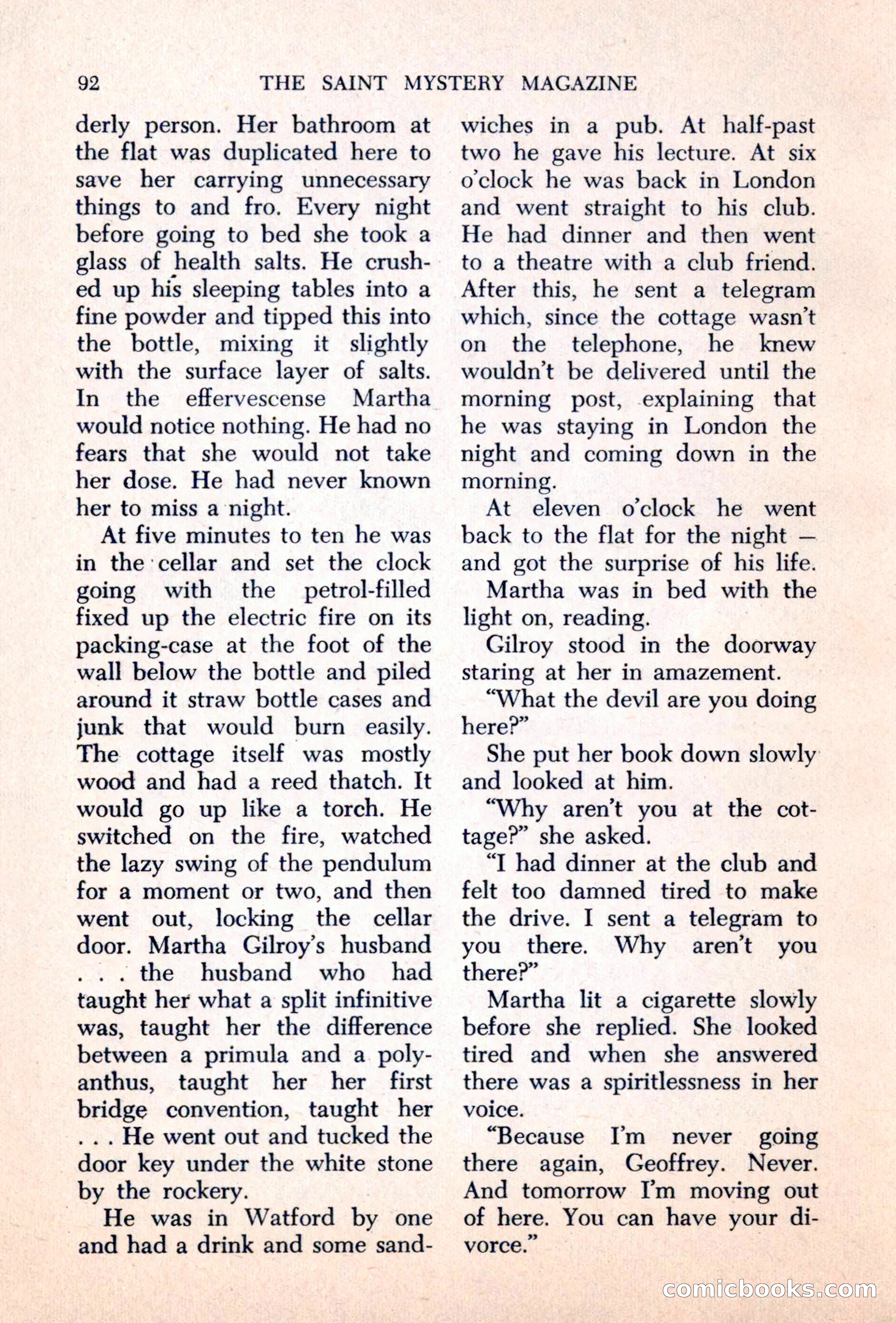 The Saint Mystery Magazine — page 94 of 132