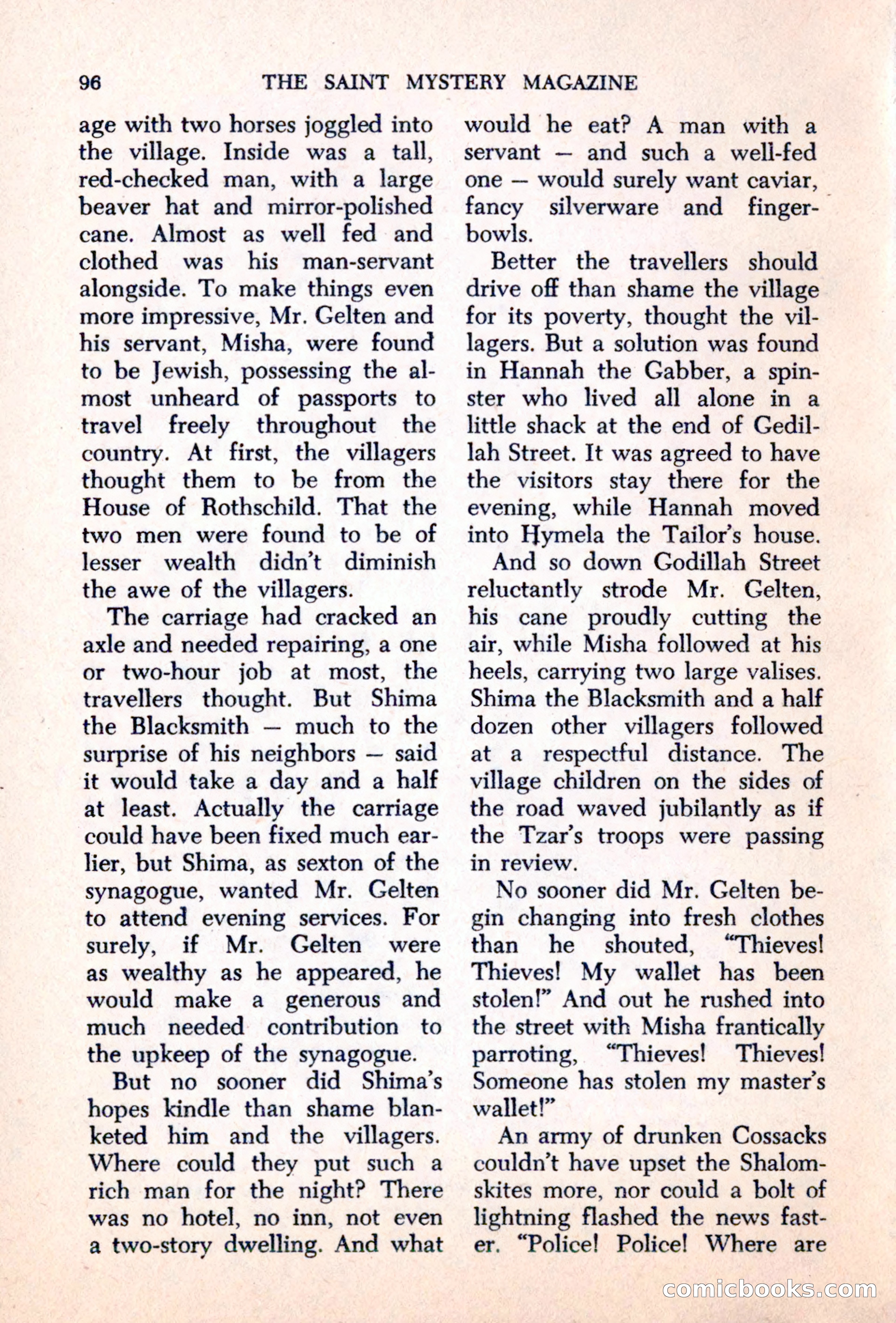 The Saint Mystery Magazine — page 98 of 132