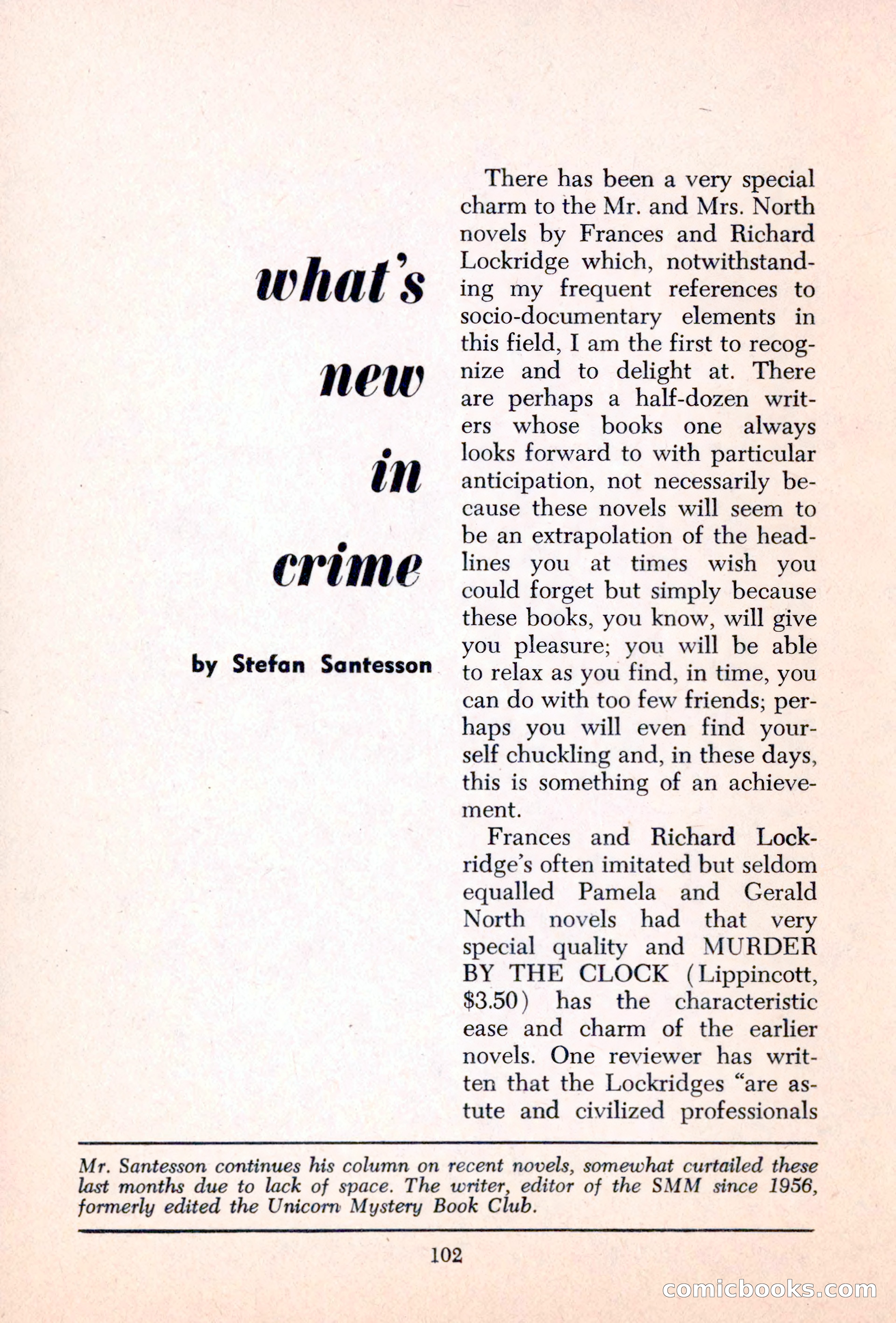 The Saint Mystery Magazine — page 104 of 132