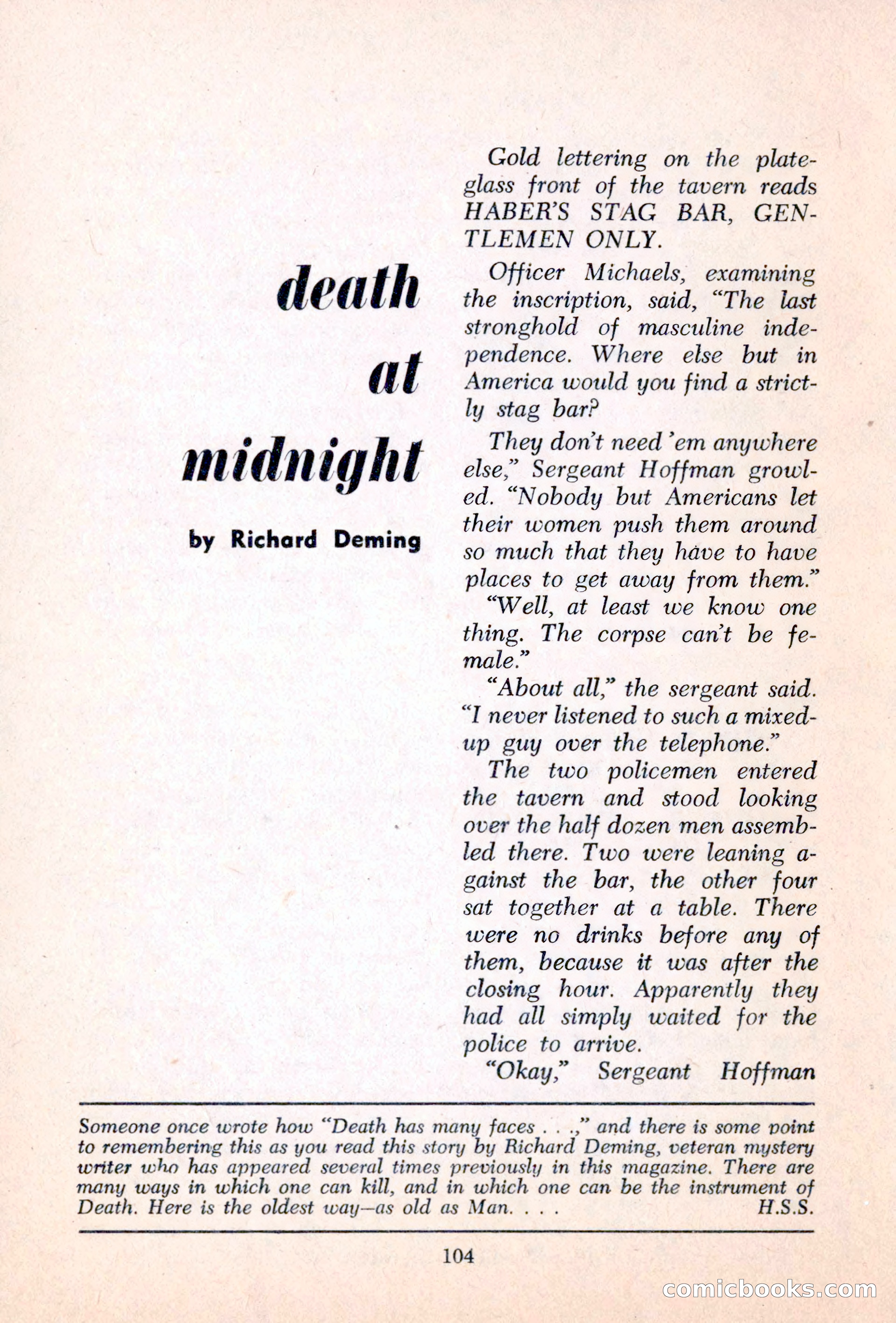 The Saint Mystery Magazine — page 106 of 132