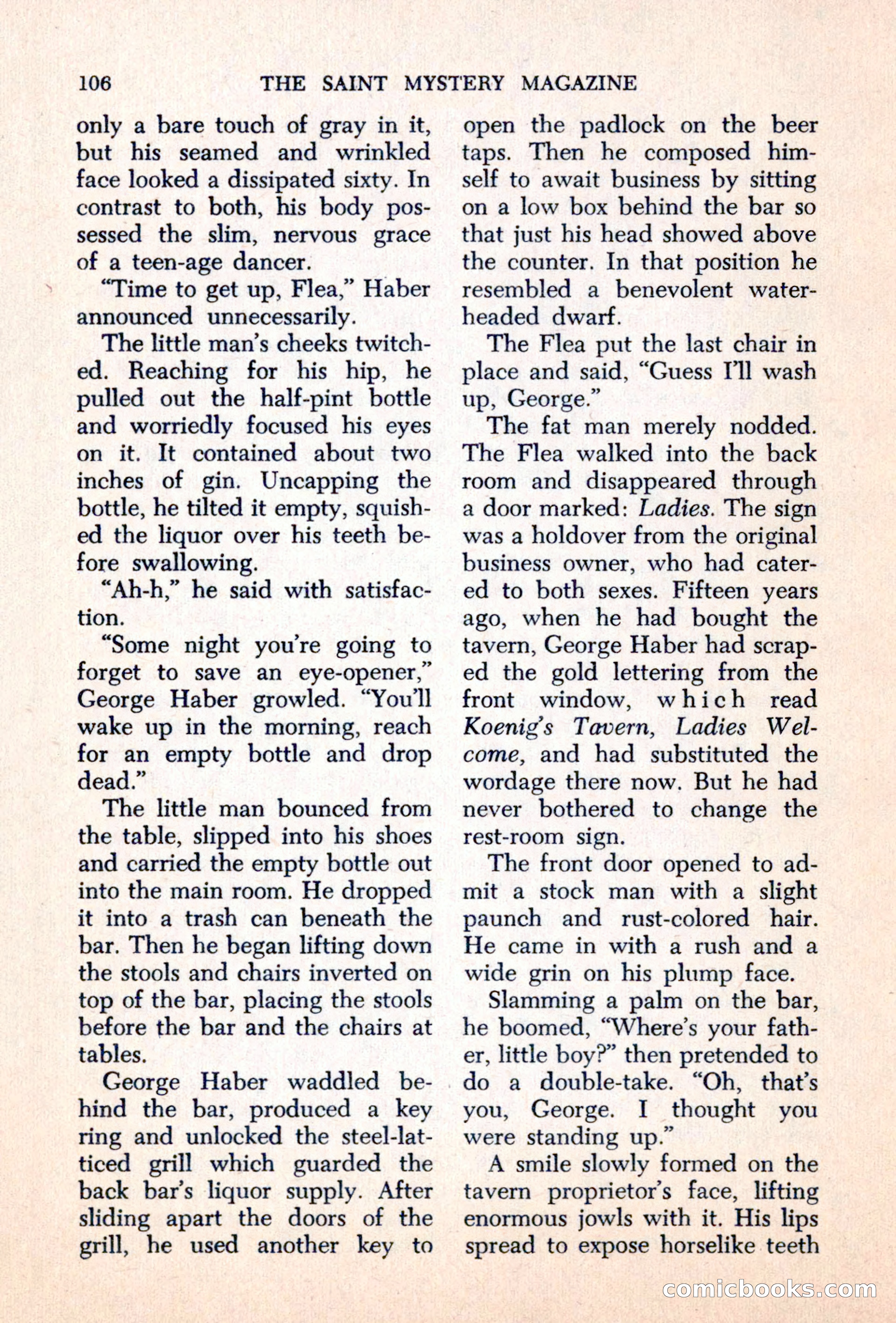 The Saint Mystery Magazine — page 108 of 132